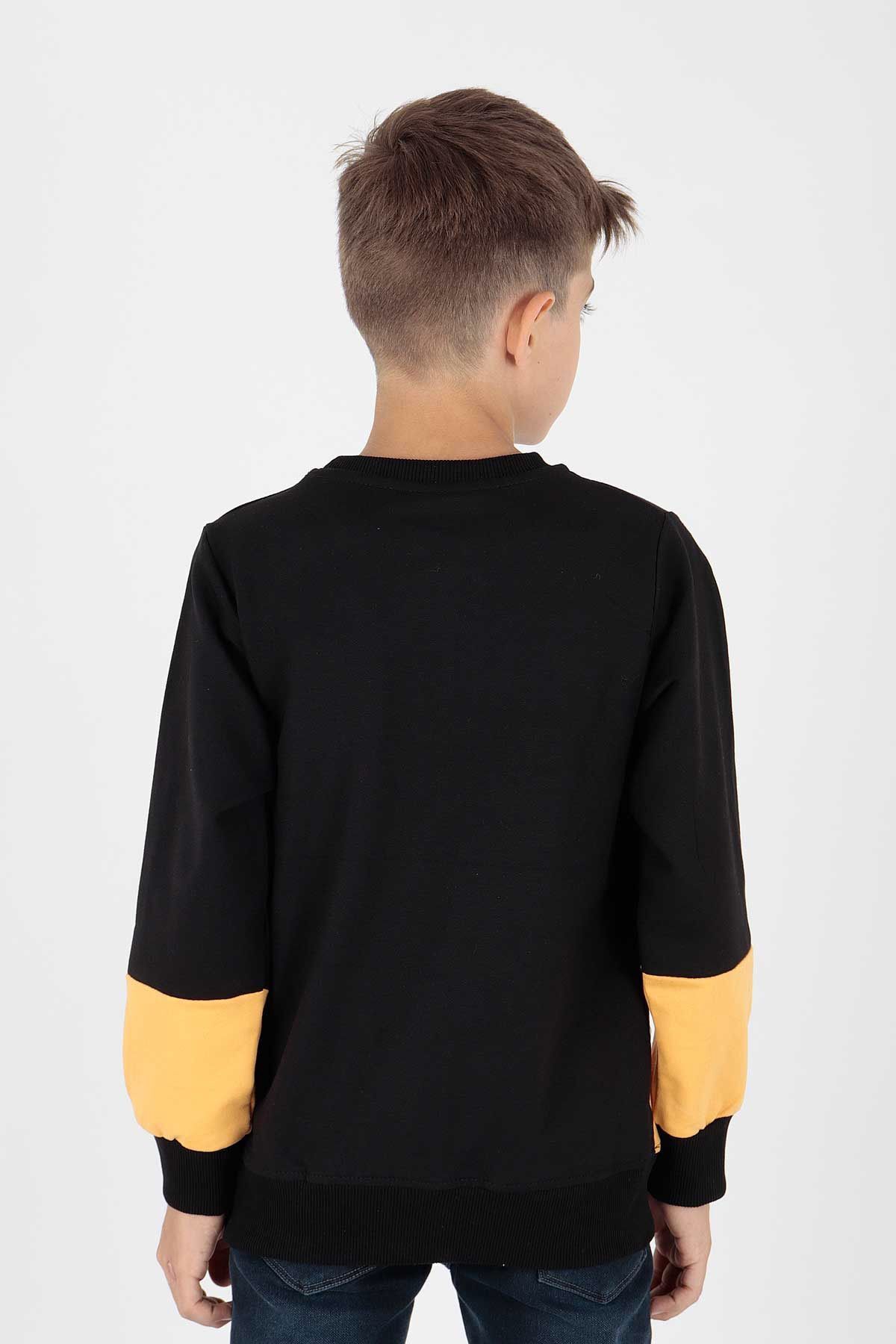 سویشرت پسرانه مشکی AHENGİM | 1-2-10001001 اورجینال - تصویر 2