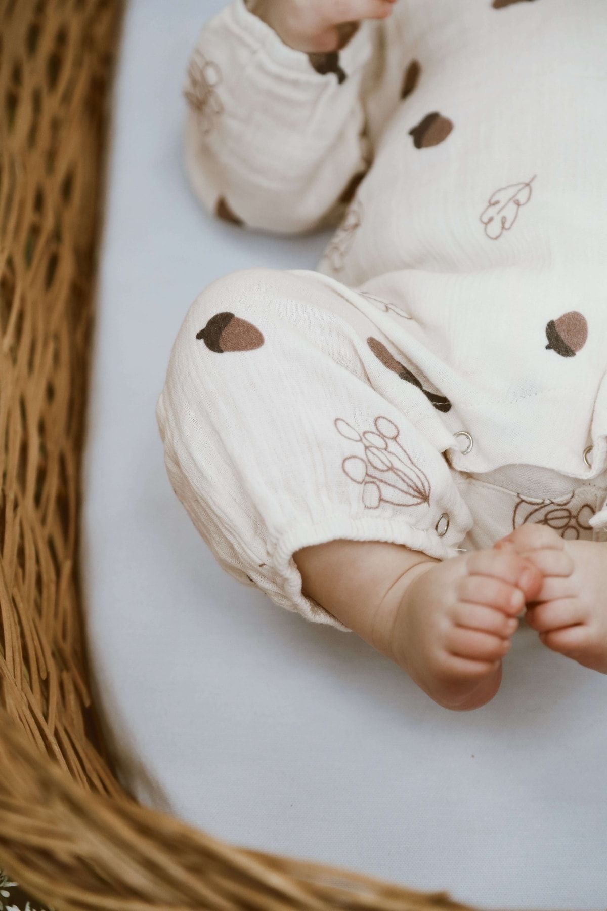 MELLS BABY-رومبير أطفال من قطن الموسلين العضوي 3