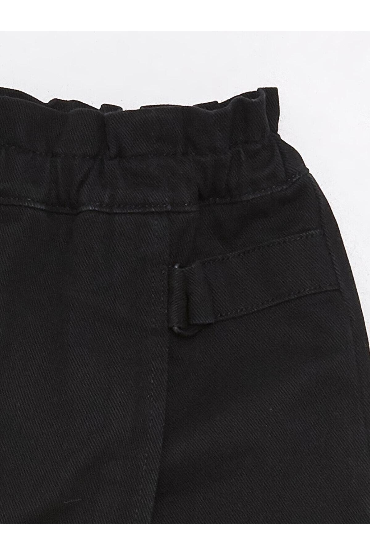 LC Waikiki LCW baby Beli Lastikli Kız Bebek Şort Etek fotoğrafı 3 (önizleme)