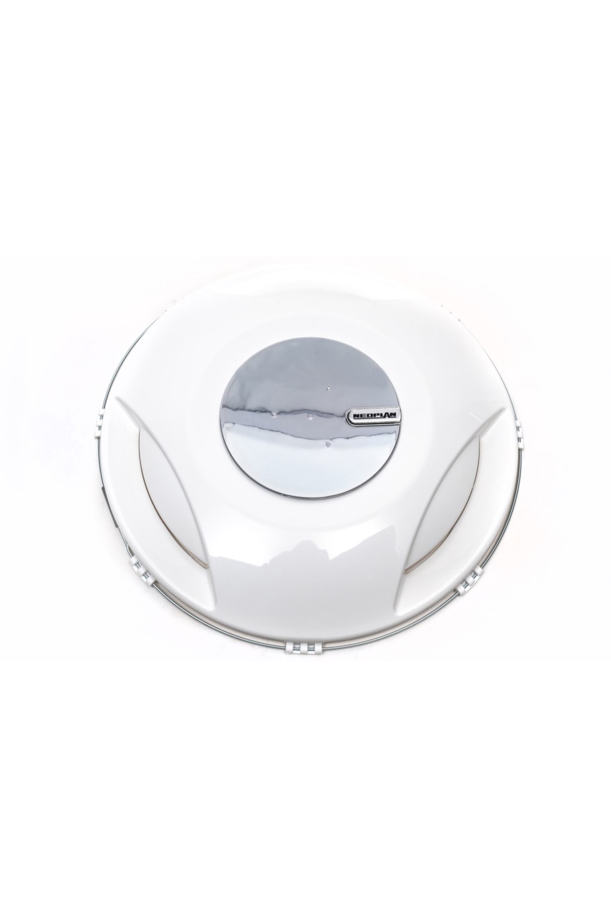 AHMET OTOMOTİV 1 Adet Arka Düz 17,5"İNÇ Beyaz Plastik NEOPLAN Model Jant Kapağı ISUZU-MİTSUBİSHİ-SULTAN