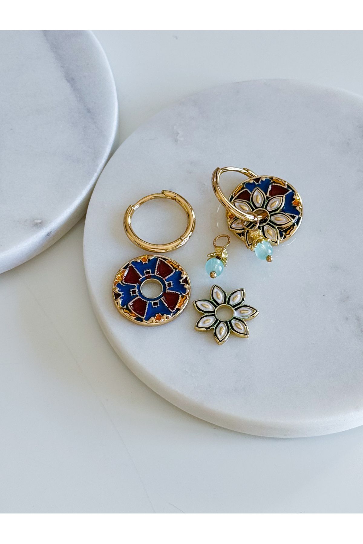 ÇELİK CHARM HALKA KÜPE