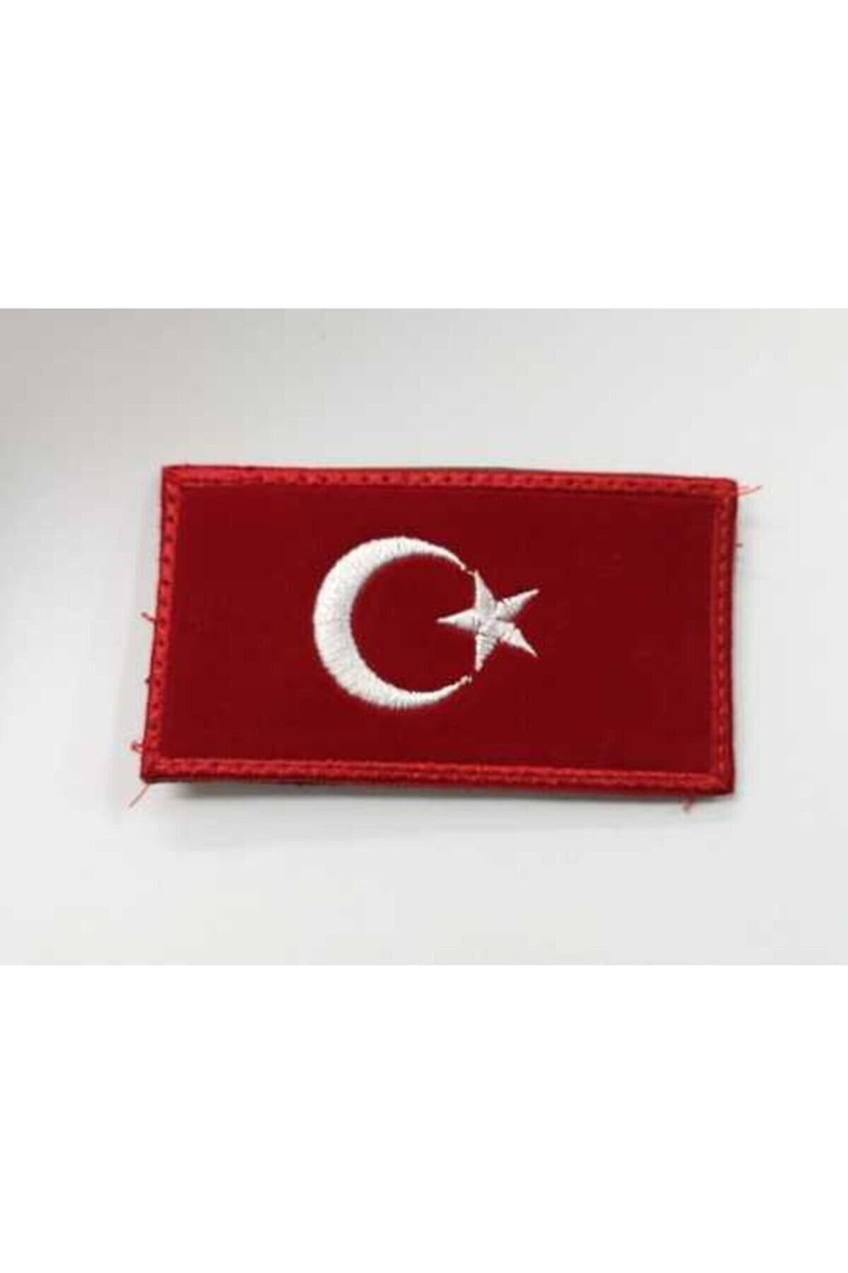 Ö ÖZMERT ASKERİ MALZEME Türk Bayrağı Kol Arması Cırtlı