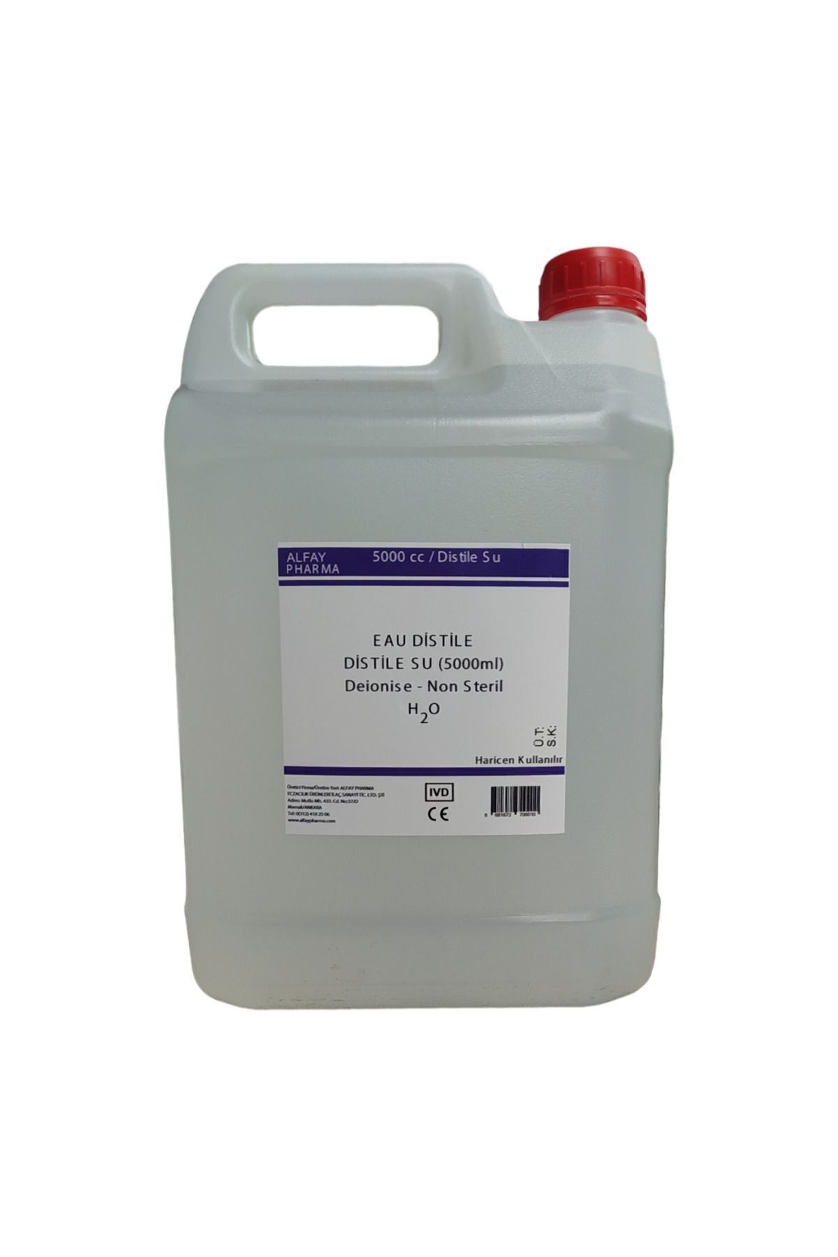 Alfay Pharma Distile Saf Su 5 Lt Bidon
