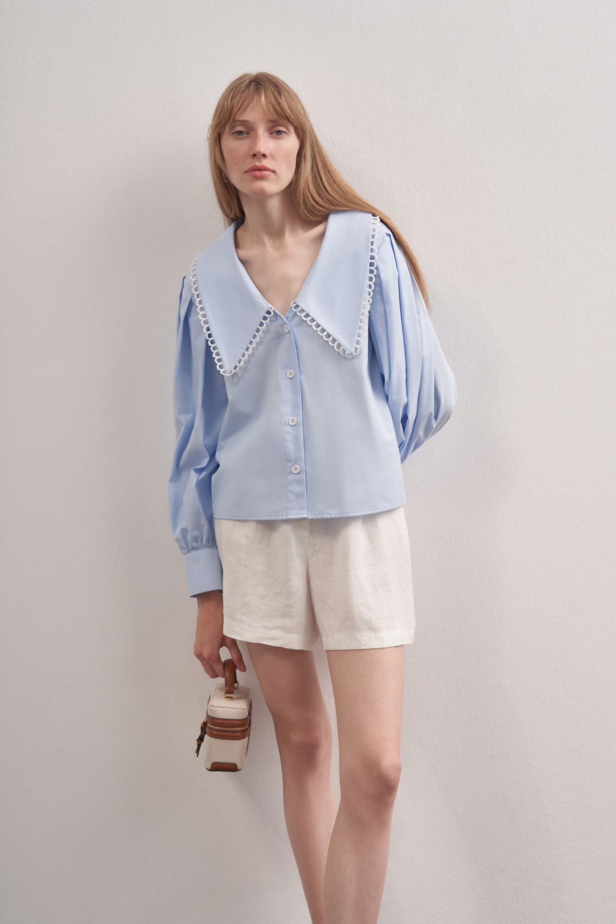 Mathilda By Çiğdem Bilici-Women's V-Neck Design Shirt 3