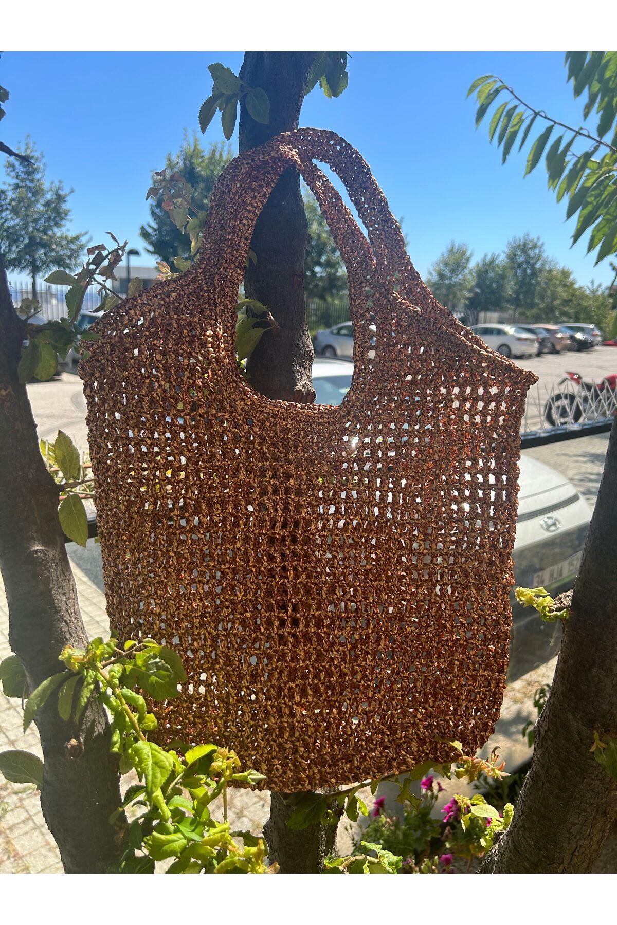 SassyBags Women s Gold Metallic Beach Bag Trendyol