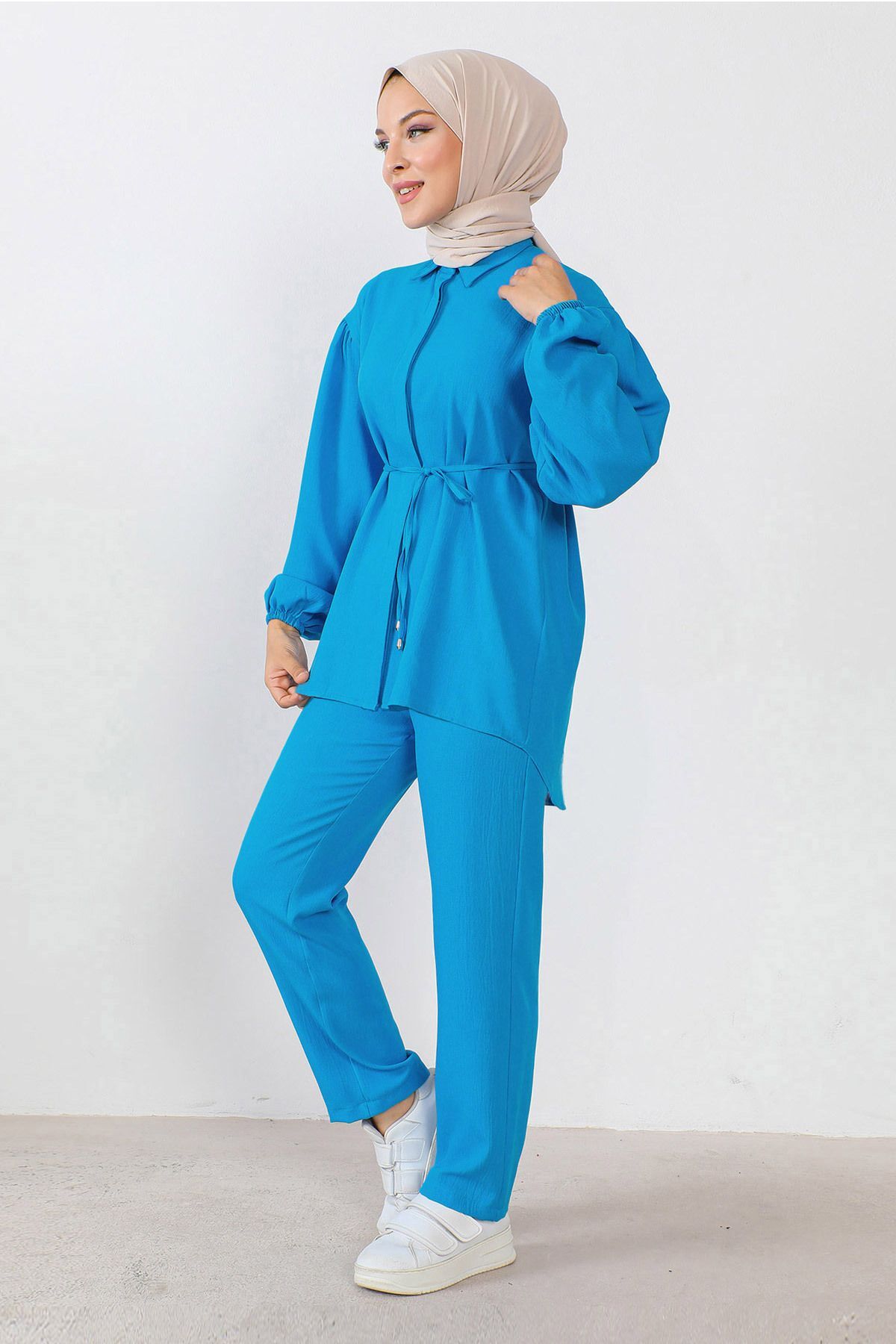 ست زنانه دنیای حجاب | TSD230922 Tesettür Dünyası - Image 4