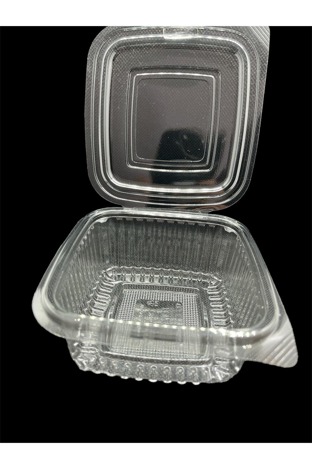25 adet plastik sızdırmaz kap 375 gr plastik kapaklı kase — Koksal Pack — Saklama Kabı (2)