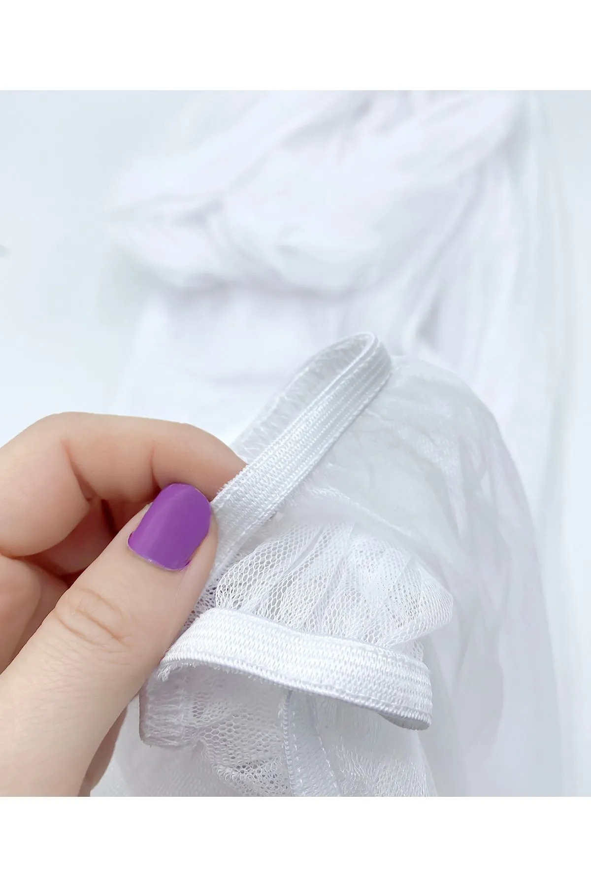 MorBebe Lüx Oyun Parkı Yatak Ve Bebek Yatağı Sinekliği (BÜTÜN PARK YATAKLARA UYUMLUDUR) fotoğrafı 2 (önizleme)