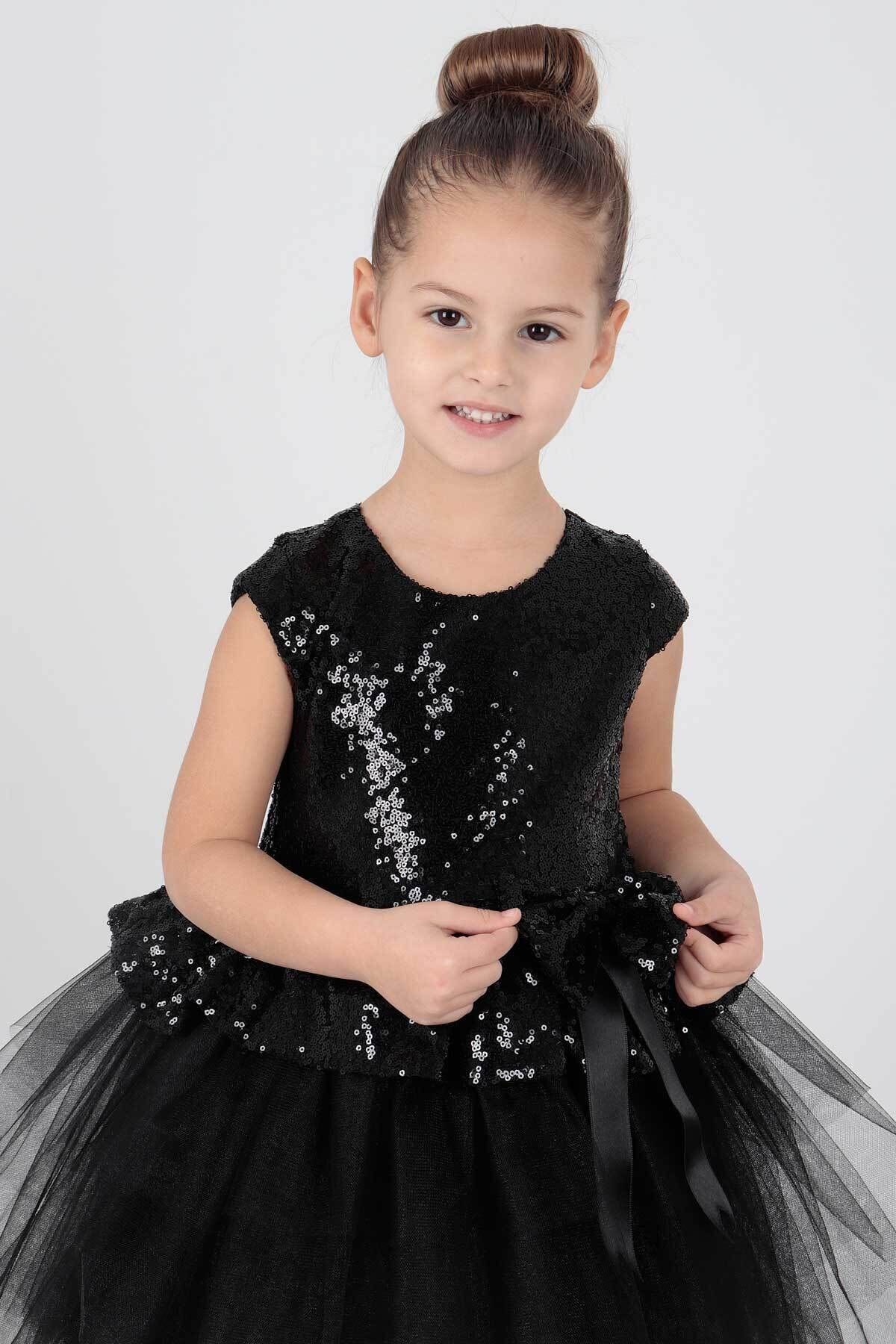 AHENGİM-Rochie de seara pentru fete la modă - paiete paiete, Ak2207 4