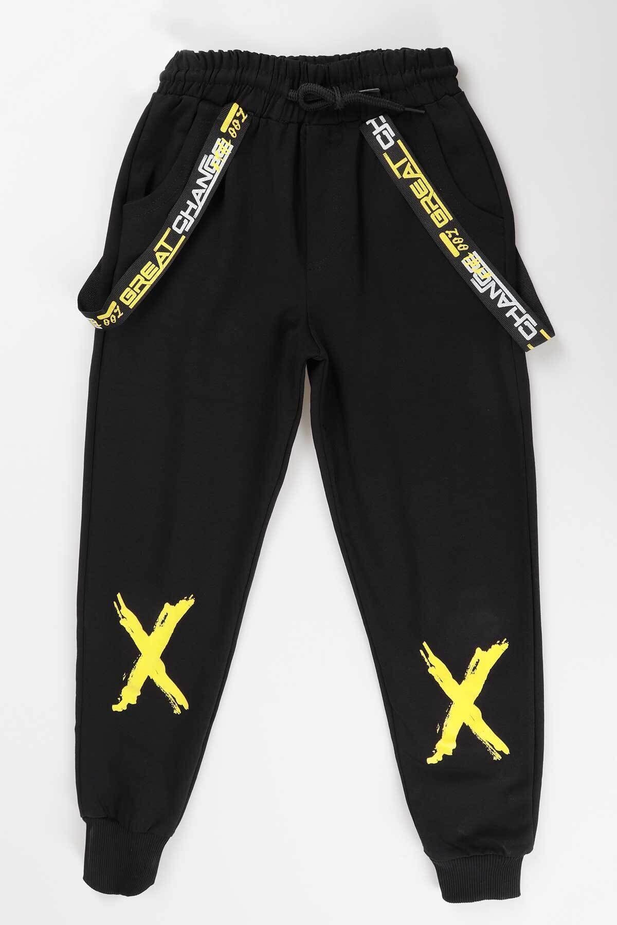 AHENGİM-Boy's XX PrintEd TrEndy SwEatPants - Elastic Skinny LEg AK2105 7