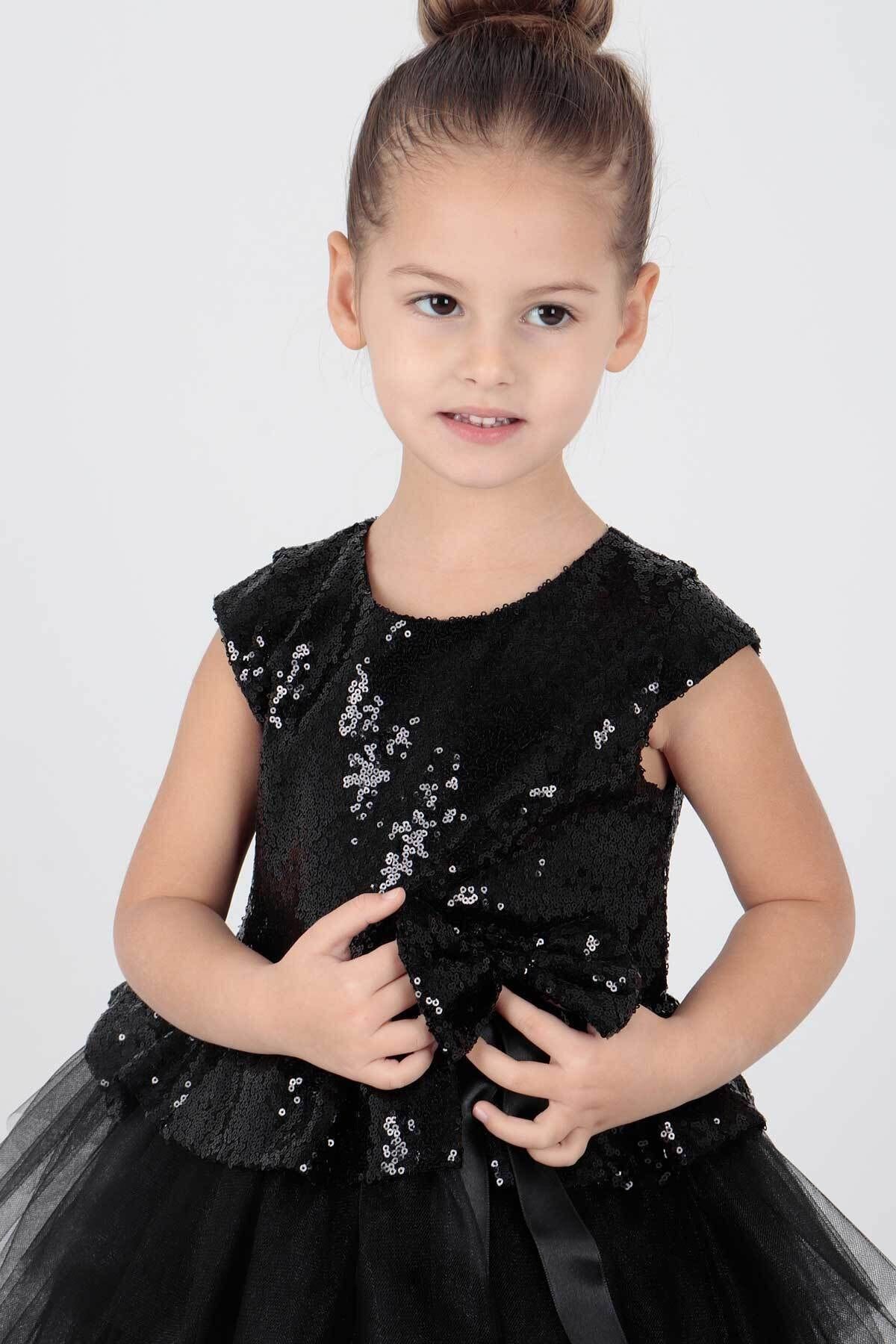 AHENGİM-Rochie de seara pentru fete la modă - paiete paiete, Ak2207 3