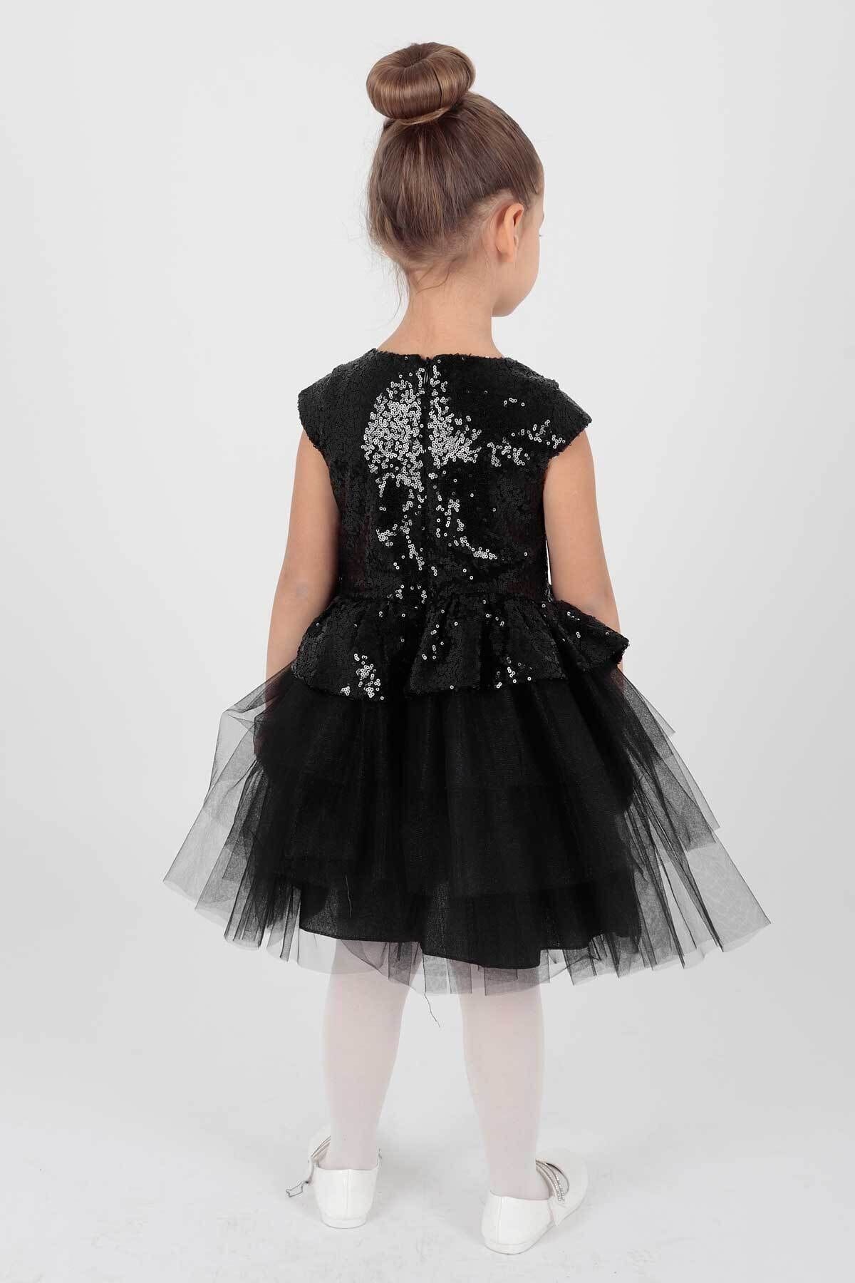 AHENGİM-Rochie de seara pentru fete la modă - paiete paiete, Ak2207 2