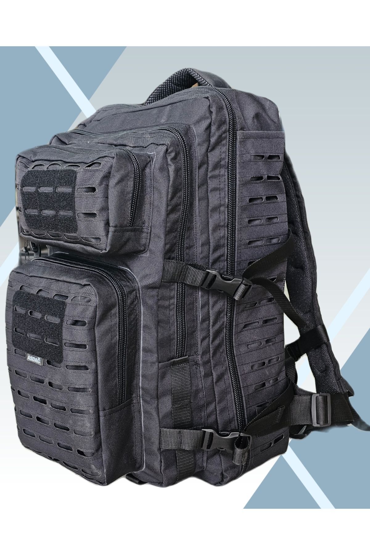 کوله پشتی زنانه مشکی ASDAĞ | ASDLAZER اورجینال - تصویر 3