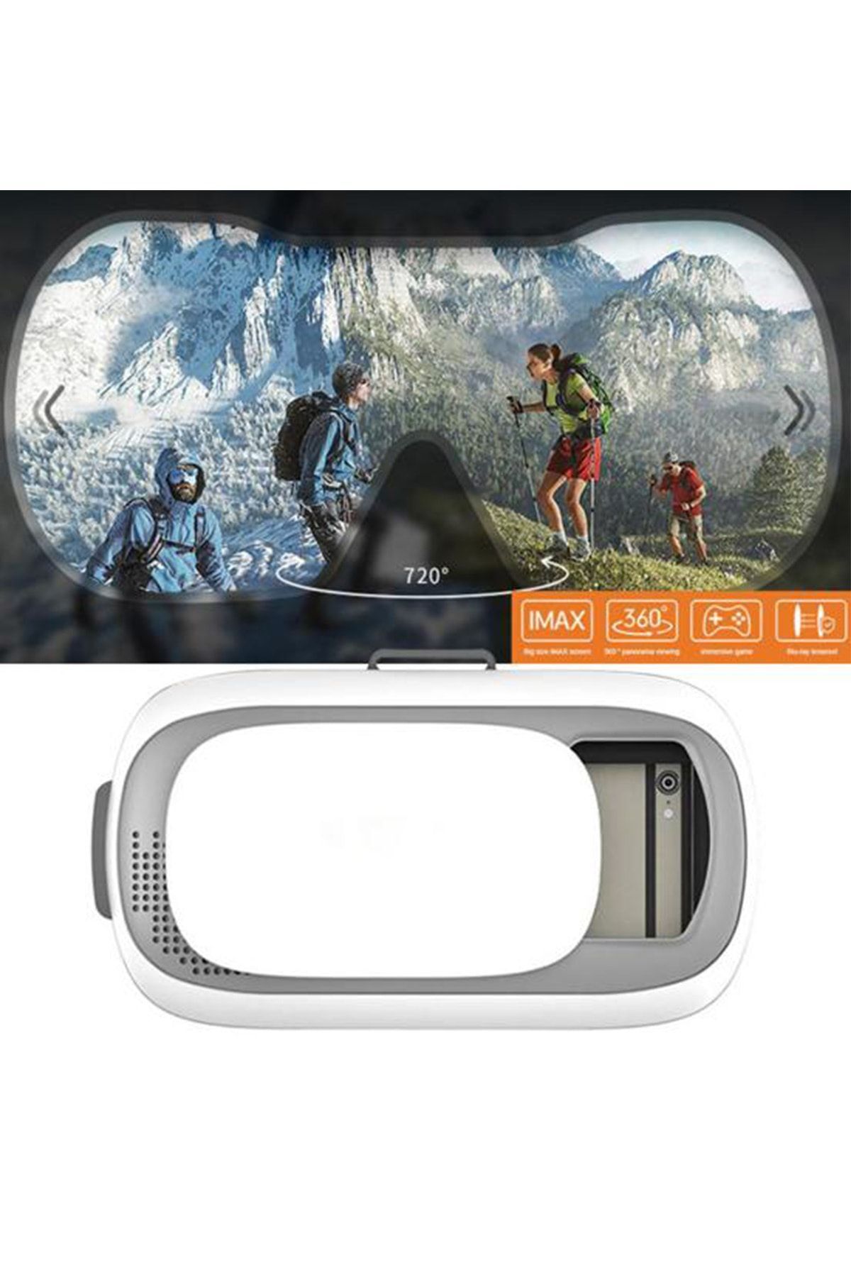 OBRAX Sanal Gerçeklik Gözlüğü 3d Vr Filmler & Video Oyunları