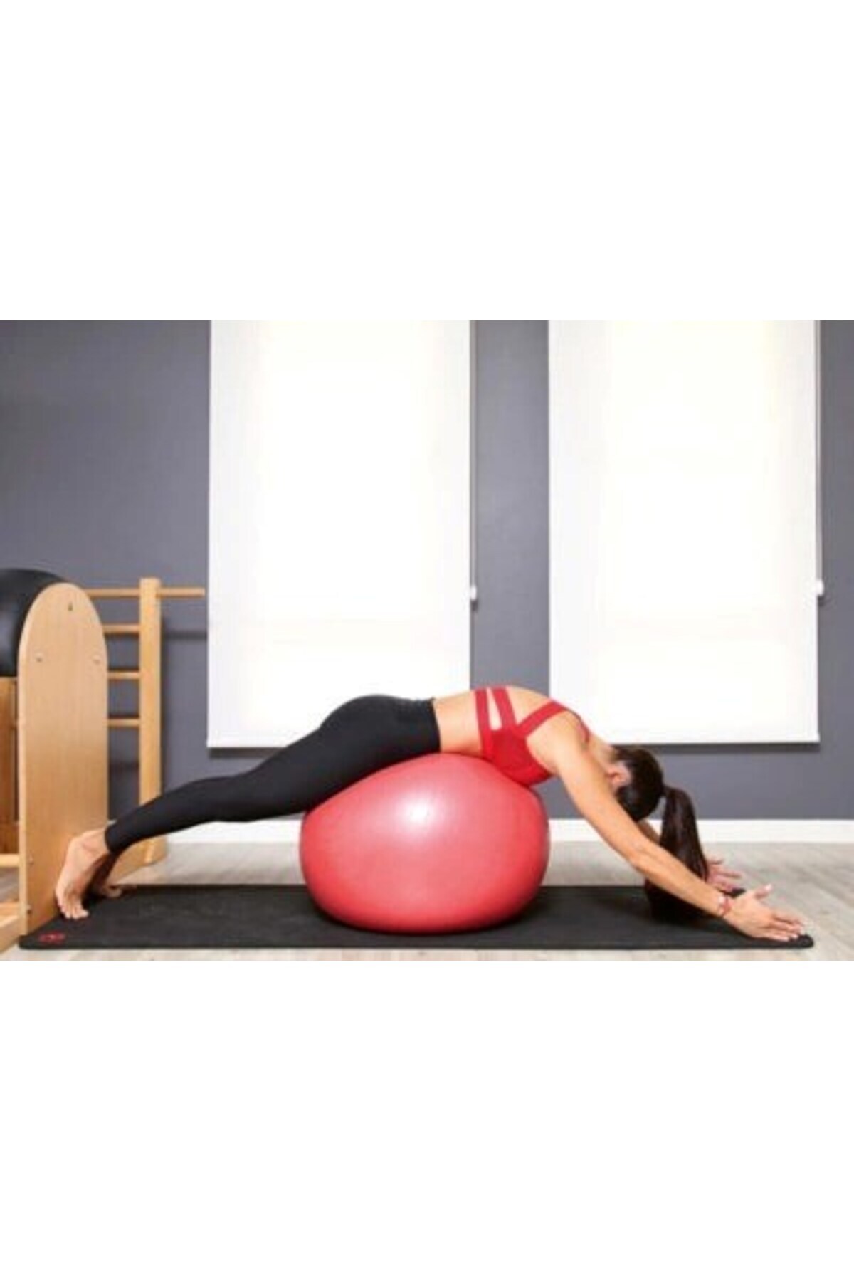 Genel Markalar 75 cm Pilates Topu Dayanıklı Yoga Pilates Egzersiz Topu Büyük Boy Pilates Topu