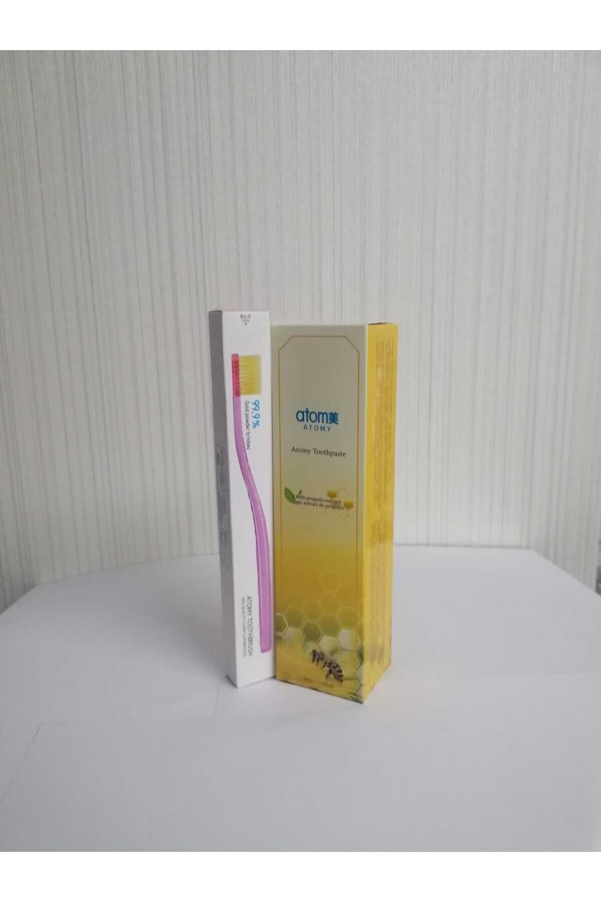 Atomy-Toothpaste Propolis Toothpaste 200g + Toothbrush with AtomyGoldtose 2