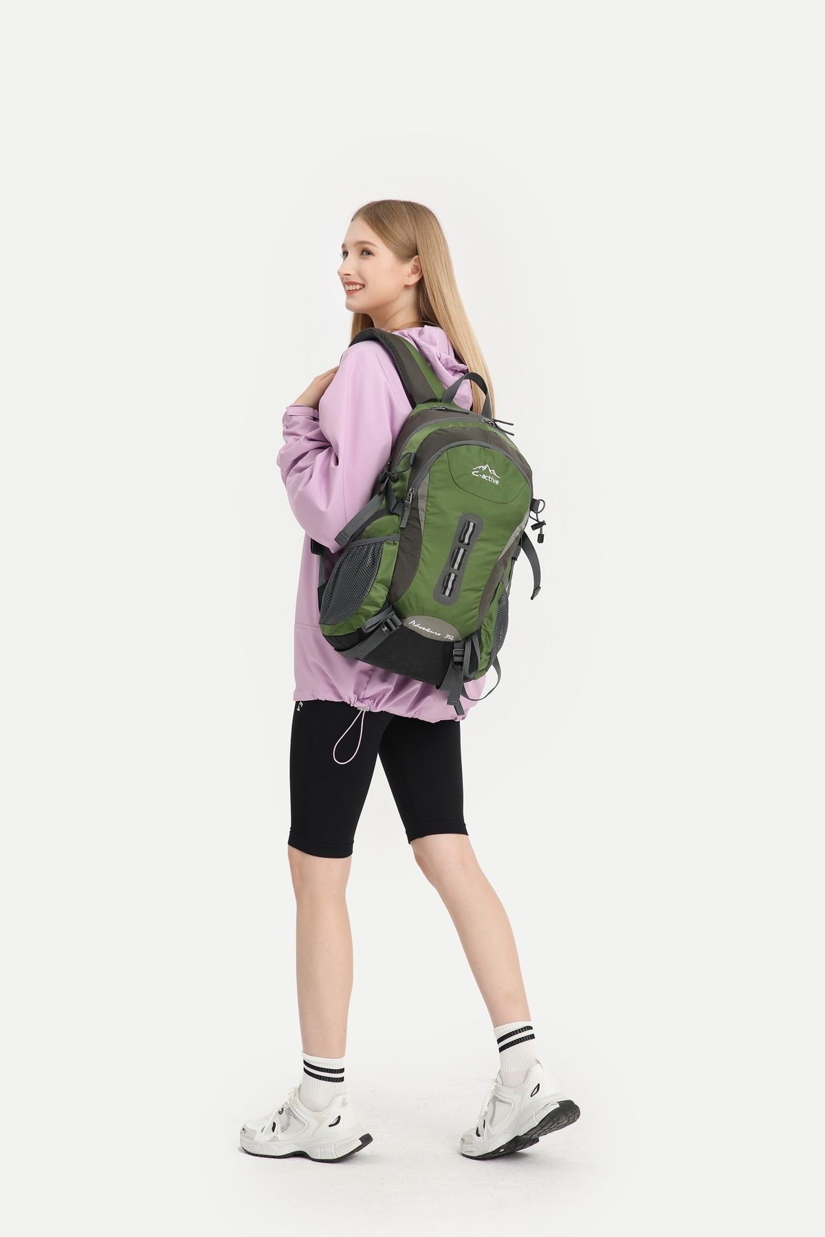 CACTİVE-35 Liter Medium School High School Waterproof Backpack - Imported Product Great Quality 8692 5