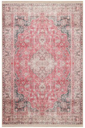 kilim home Mars 2130 Kırmızı Gri Pastel Klasik Vintage Dokuma Taban Halı