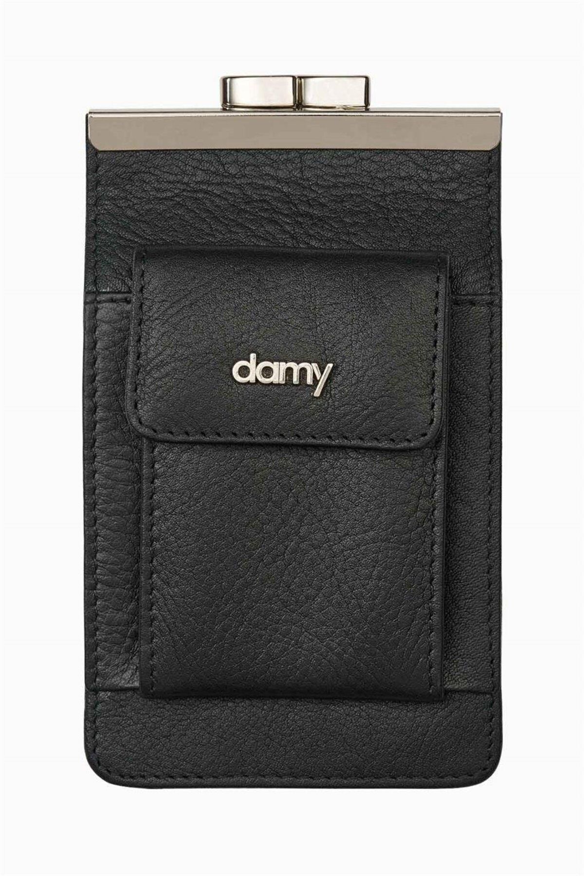 کیف پول مردانه مشکی DAMY | 20M1177AKS-702001 اورجینال - تصویر 3