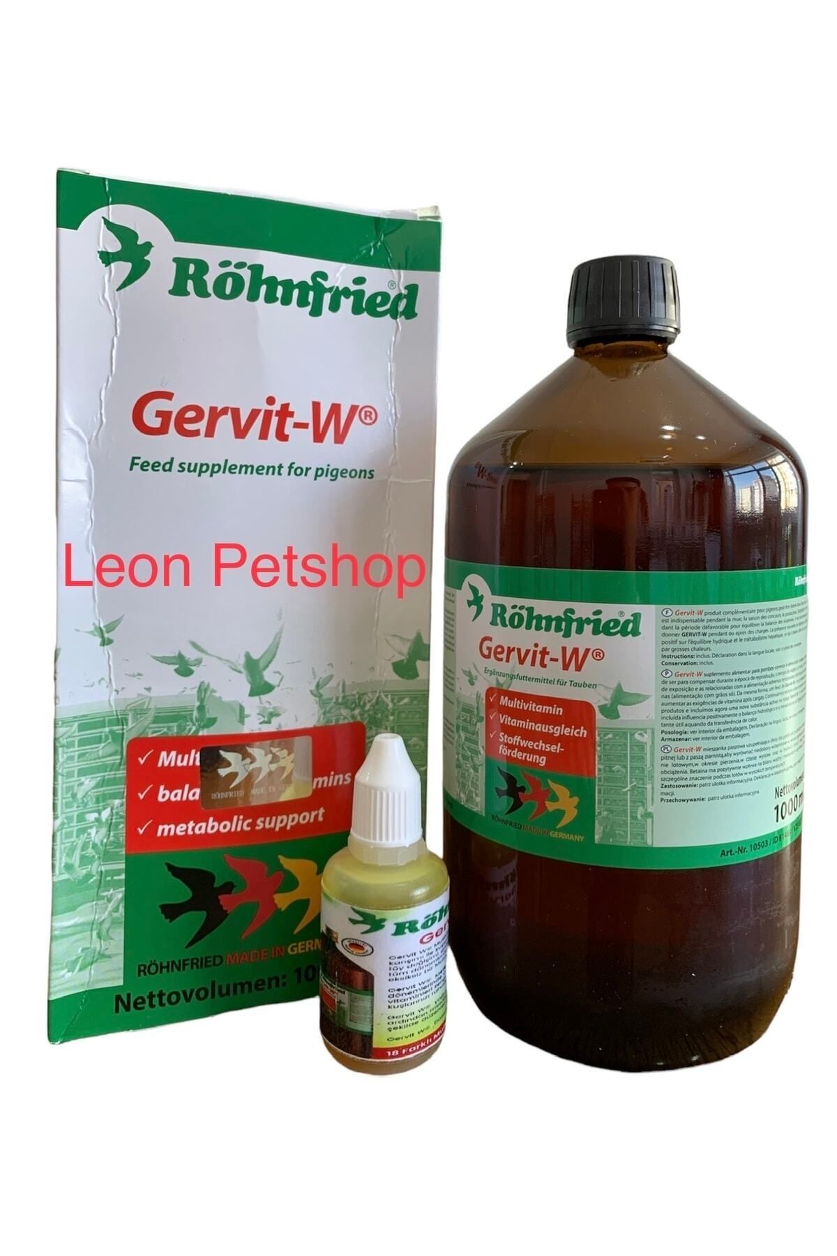 10 Crosby Kafes Kuşları Için Vitamin, Röhnfried Gervit-w Multivitamin 10 Ml ( En Iyi Kuş Vitamini )
