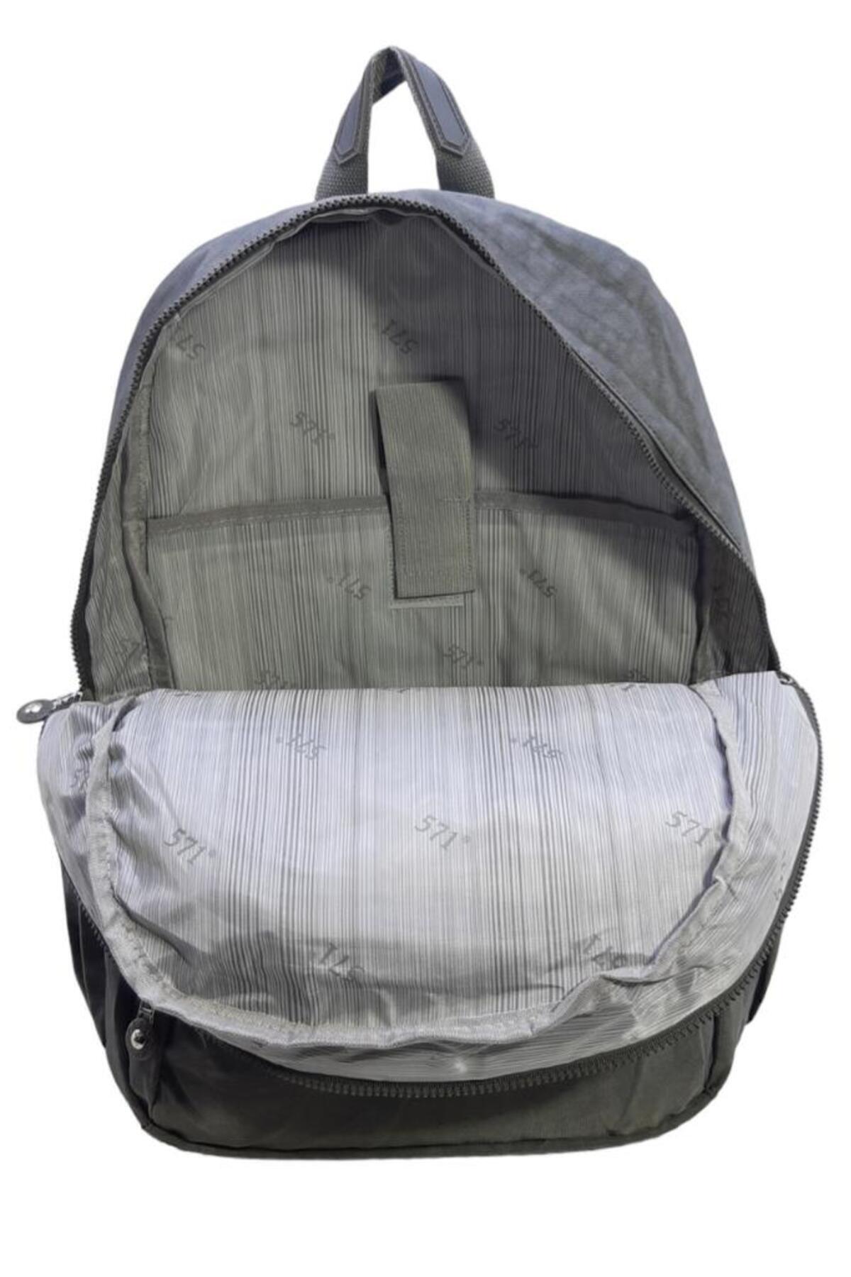 کوله پشتی زنانه خاکستری Baginn | 9-2A اورجینال - تصویر 7
