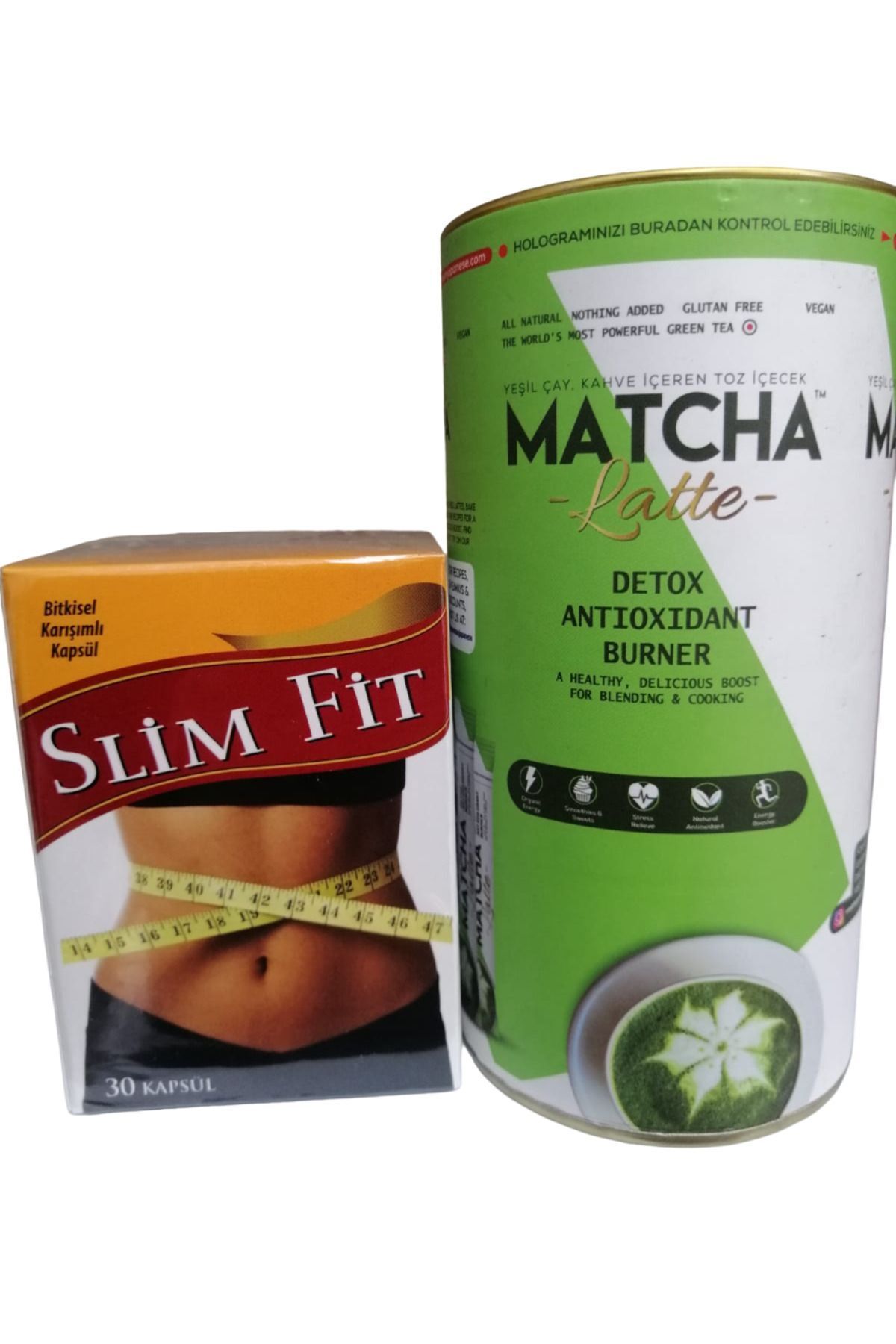 Slim Fit Kapsül 30 lu & Matcha Detox Latte Kahve 20 li