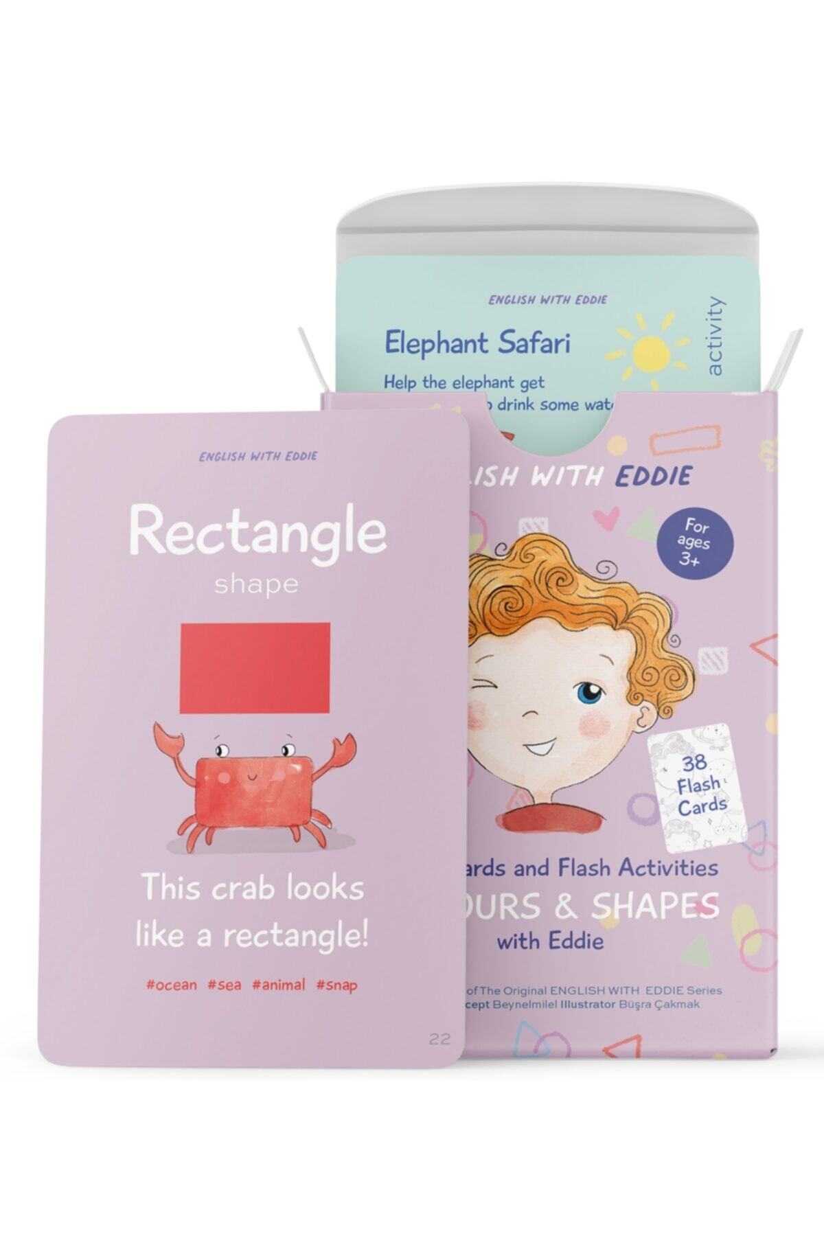 ENGLISH WITH EDDIE Flash Cards And Flash Activities Colours & Shapes With Eddie