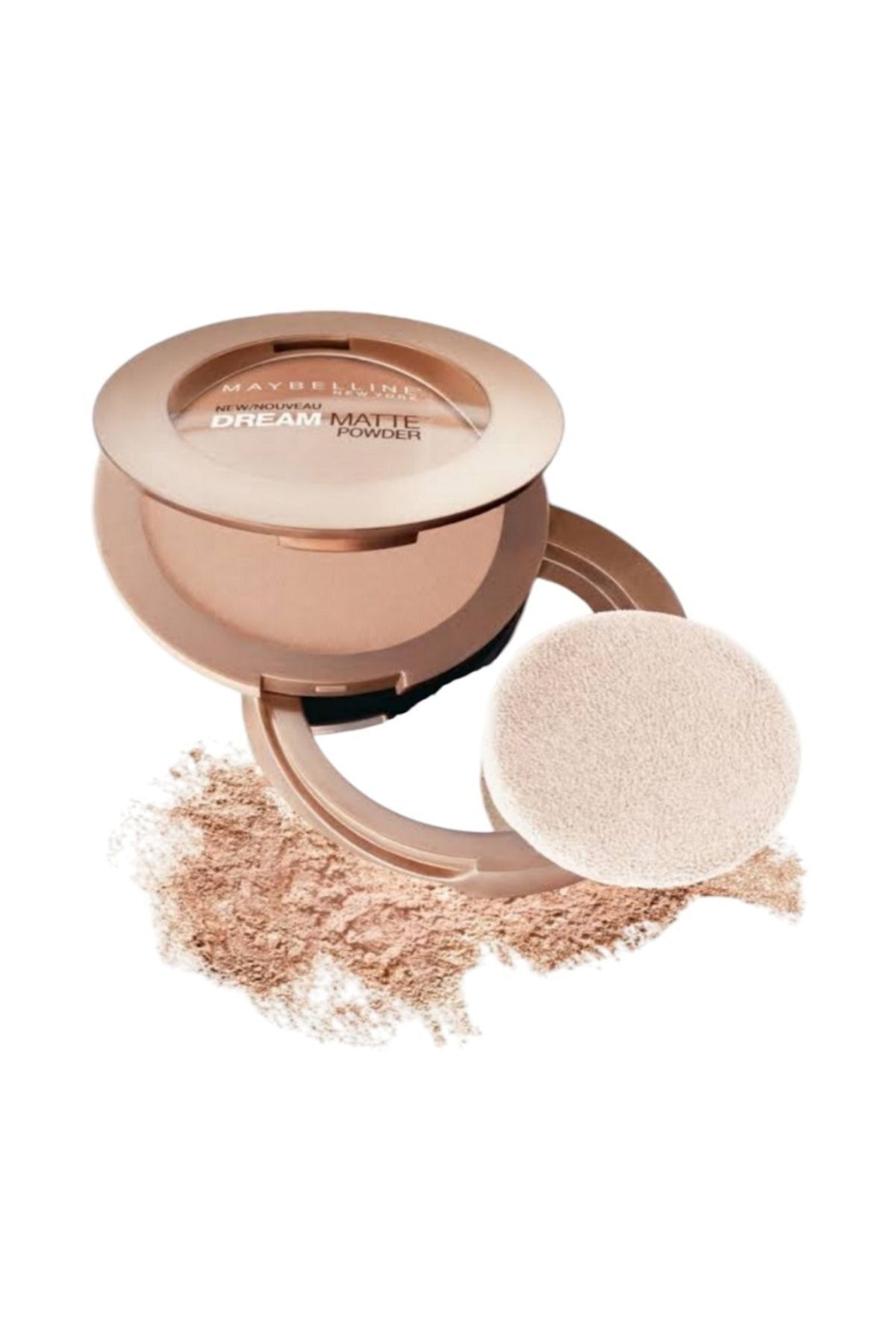 Maybelline New York-Maybelline Dream Matte Powder 03 - Golden Beige Makeup Base 4