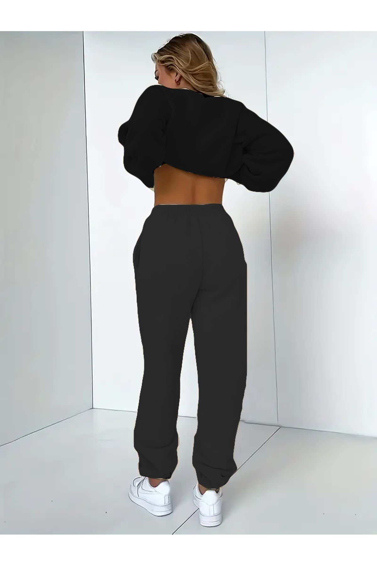 DogFish-Large Size Printed Tracksuit Set - Bottom and Top Set 4