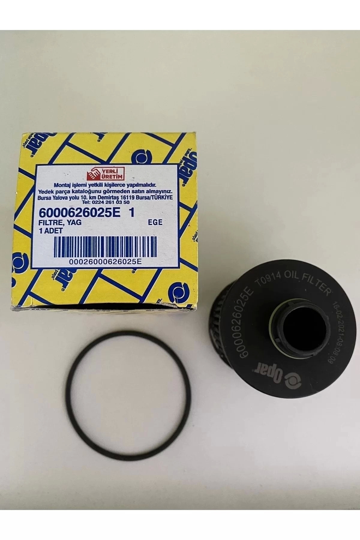 Genel Markalar 1.3 EURO 6 EGEA, DOBLO, FİORİNO YAĞ FİLTRESİ - OEM NO: 6000626025e