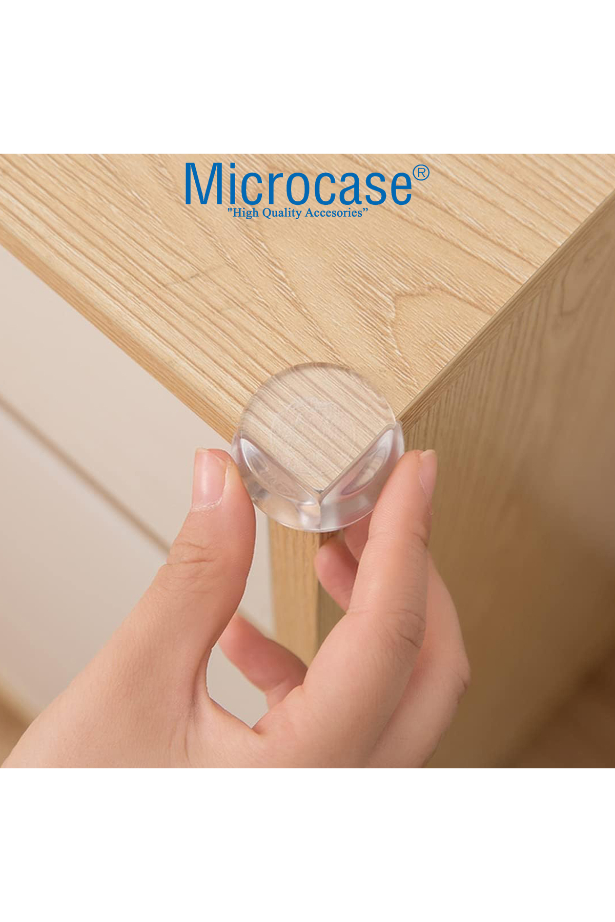 Microcase Bebekler için Eşya Masa Köşe Koruyucu Şeffaf Kendinden Yapışkanlı Silikon Köşe Koruma -AL4543 4 Adet fotoğrafı 7 (önizleme)