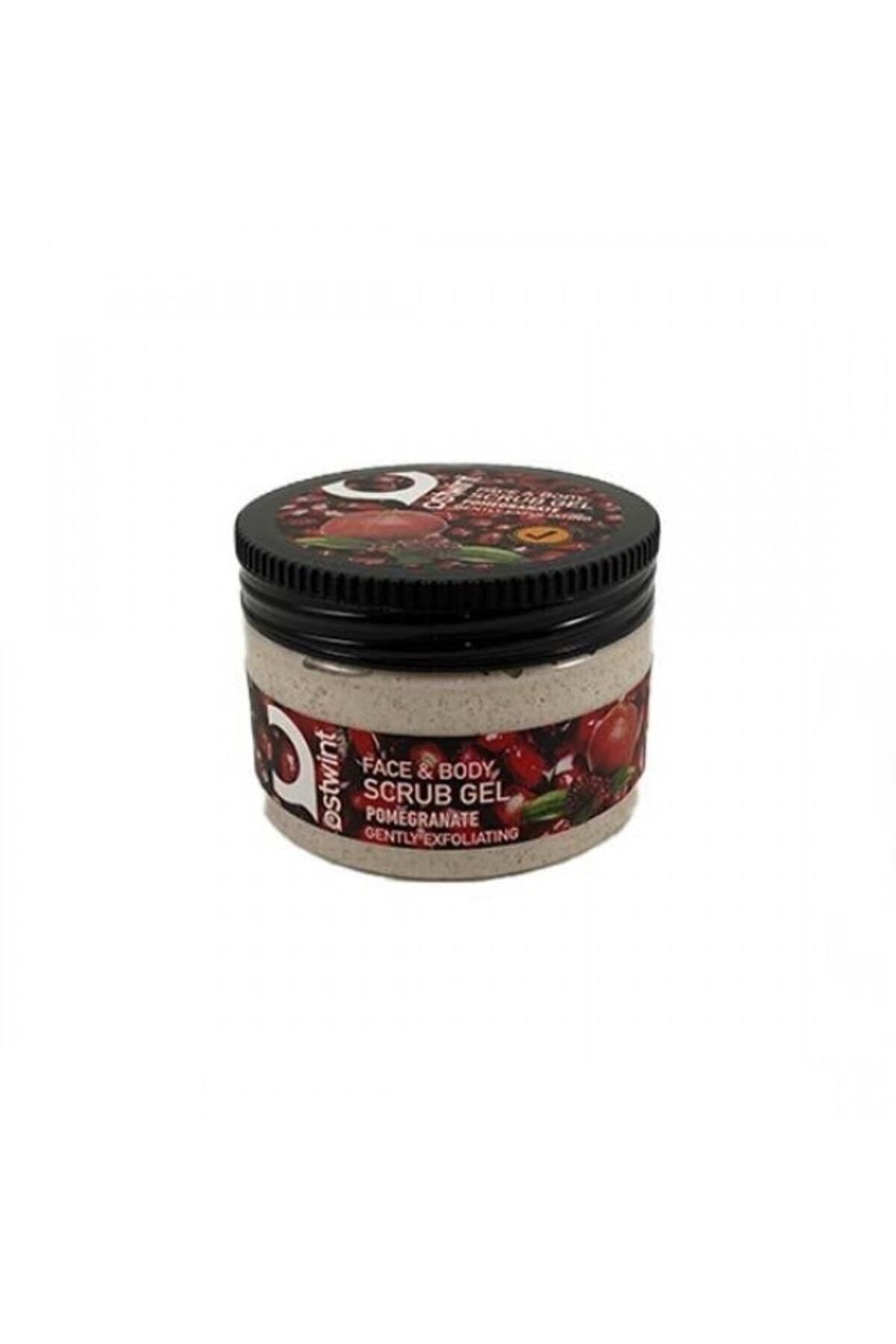 BLUE DROP-Face with Clay - Pomegranate 480ml Body Peeling Scrub, Smoothing Cleanser and Circulation Accelerator 4