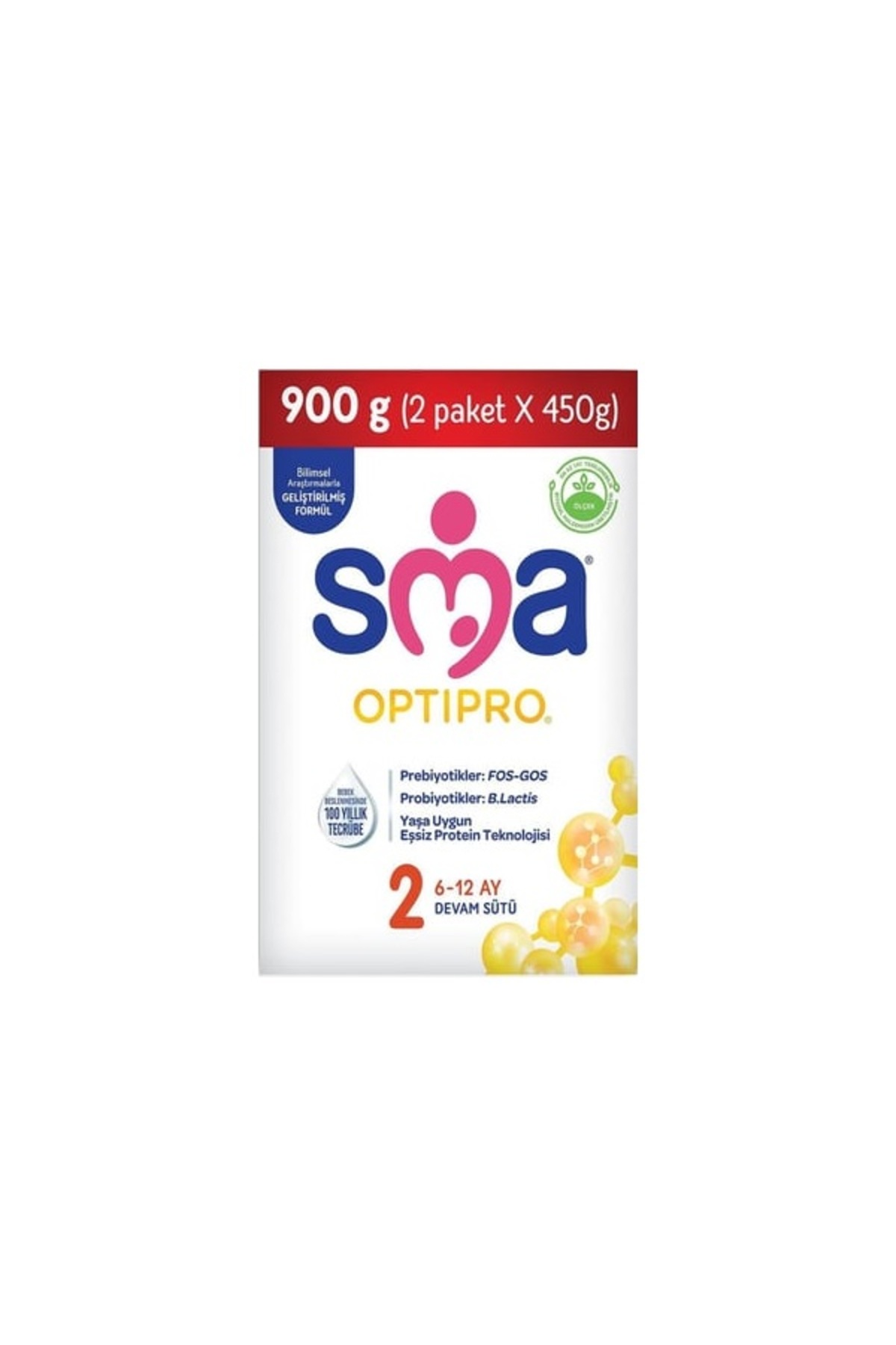 SMA OPTIPRO 2 Numara 900 GR 6`lı Avantaj Paketi (5400 GR) fotoğrafı 2 (önizleme)