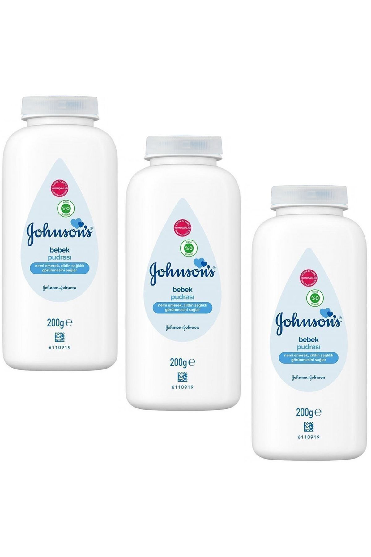 Johnson's Baby Johnsons Baby Bebek Pudrası 200 Gr 3 Adet fotoğrafı 2 (önizleme)
