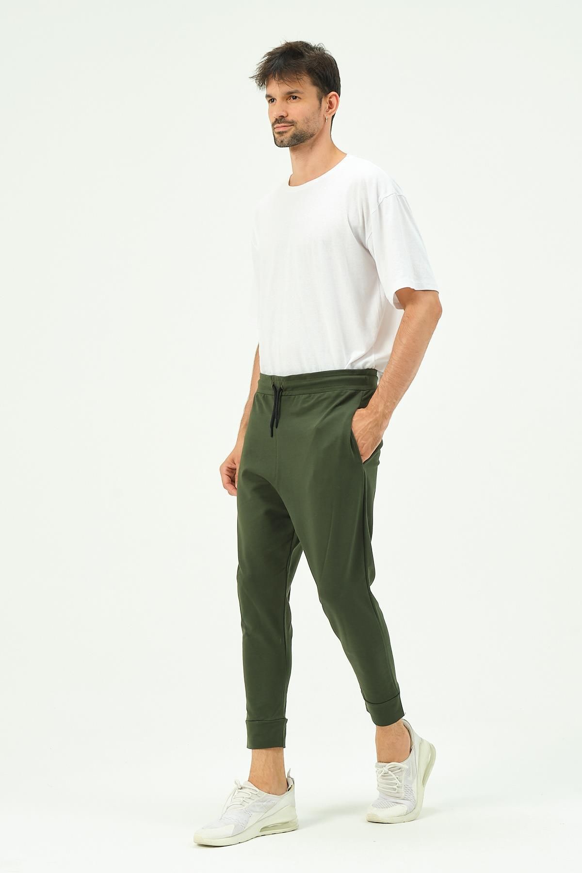 C&City-Herren-Jogginghose mit lockerer Passform 784 Khaki 3