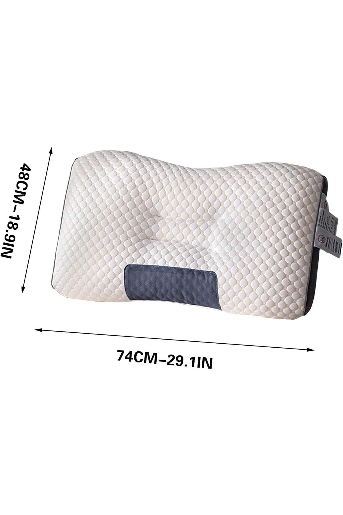 DubaiGallery-Memory Foam Pillow for Neck Pain, Soft and Non Collapsing Core Protects The Cervical Spine and Sleep 6