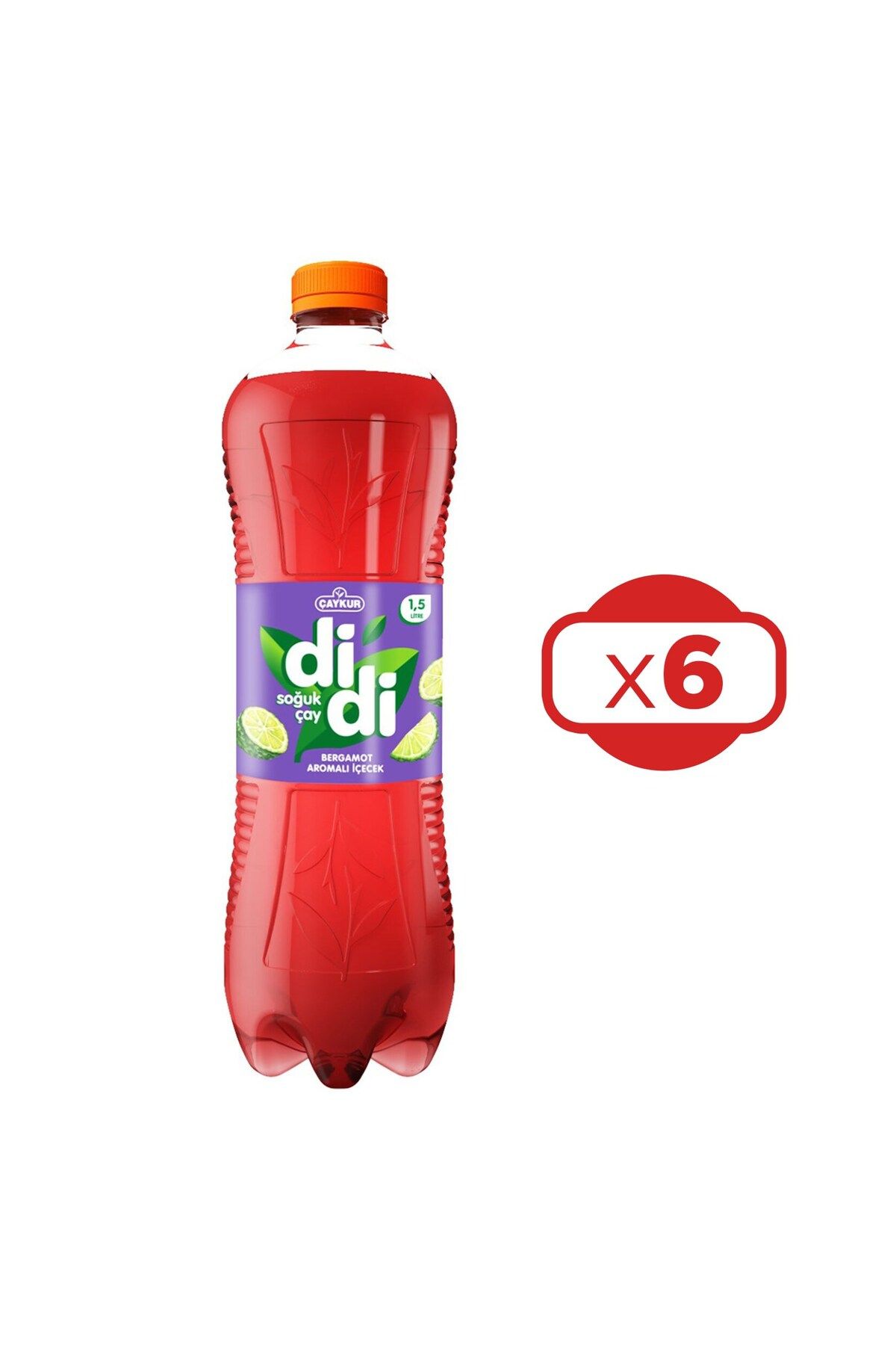 Çaykur Çaykur Didi Bergamot Aromalı Soğuk Çay 1500 ml x 6 Adet