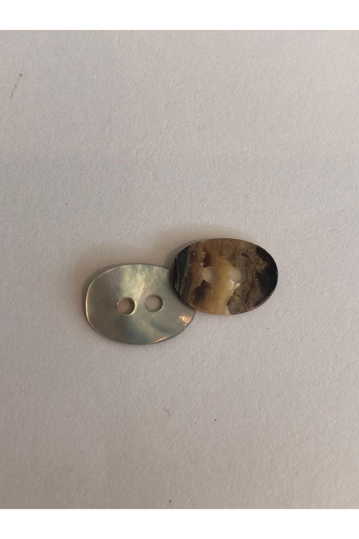 aensia-Real Original Oval Pearl Button 20 Size Button Pearl Button - Pack of 10 Buttons 5