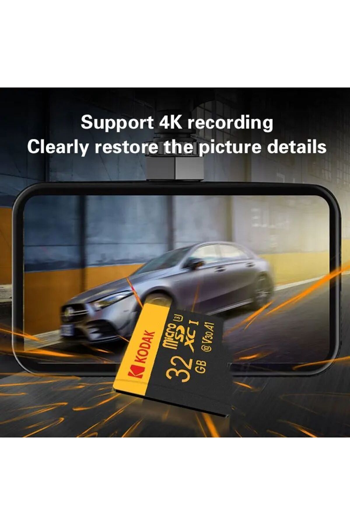 Kodak-32gb Micro SD Memory Card - Clas 10, 4K, UV3, V30, A1 5