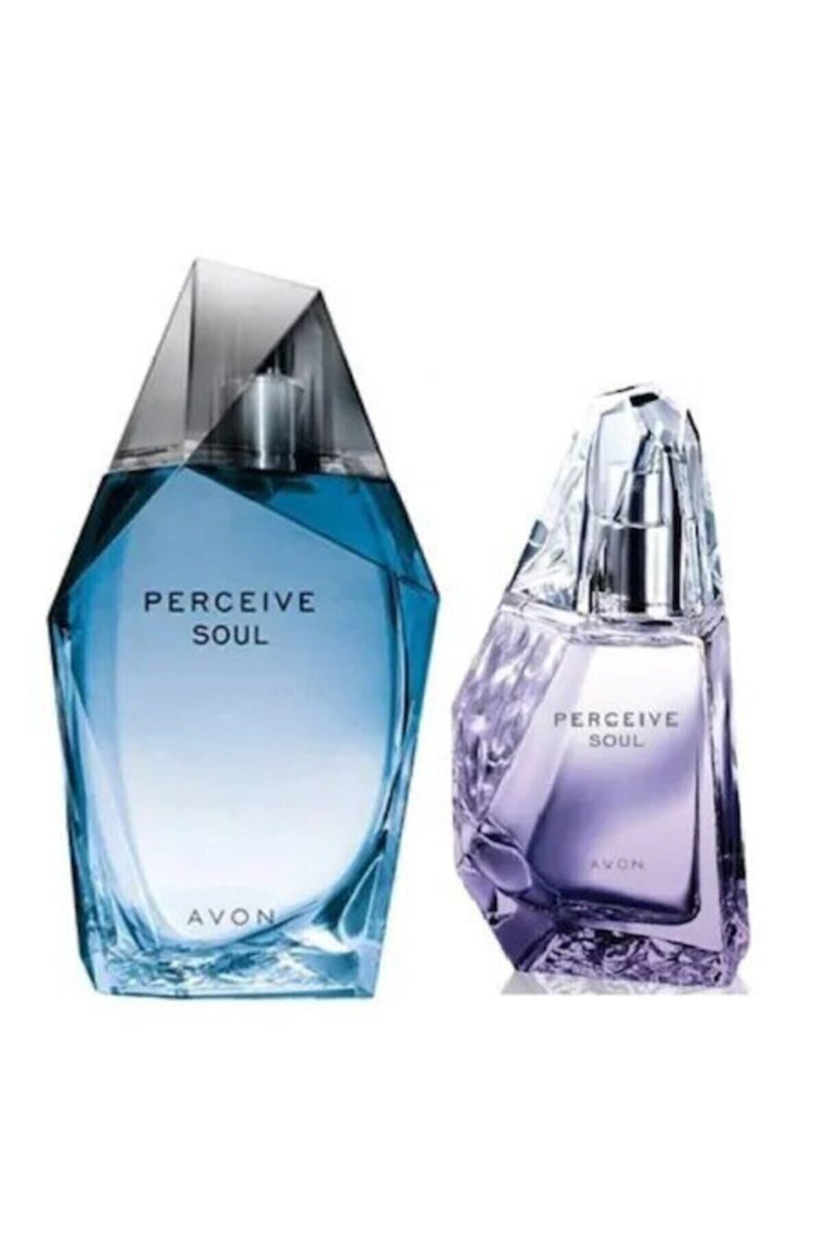 عطر زنانه Perceive Soul Edp 50 میلی لیتر + مجموعه عطر مردانه 100 میلی لیتری Perceive Soul Edt 2 تایی Avon