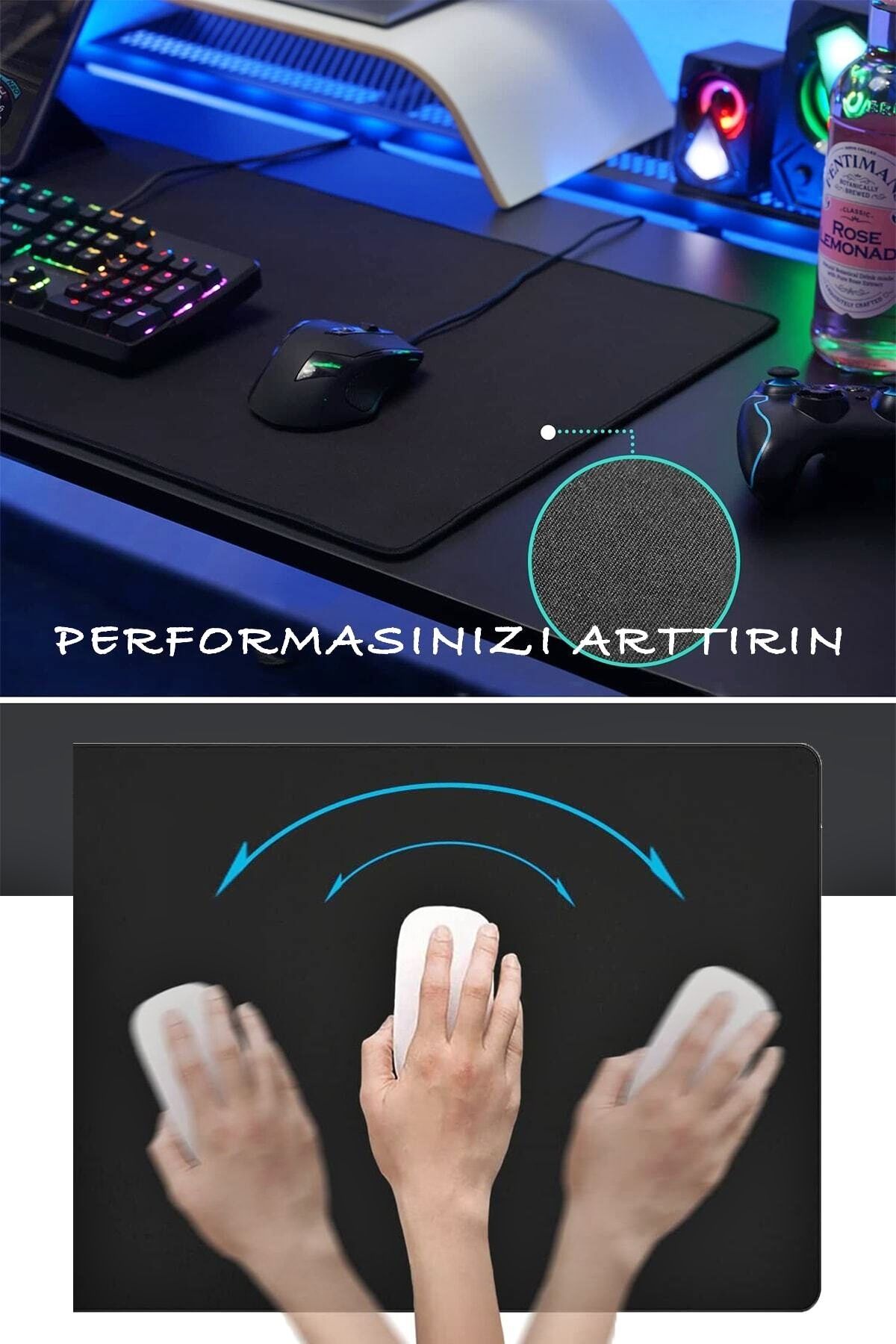 Boldy-Mousepad Stitched - Gaming Pad - Non-Slip Mousepad - Non-Slip Mouse Pad - Mouse Pad - Mouse Pad 70x40 cm. 6