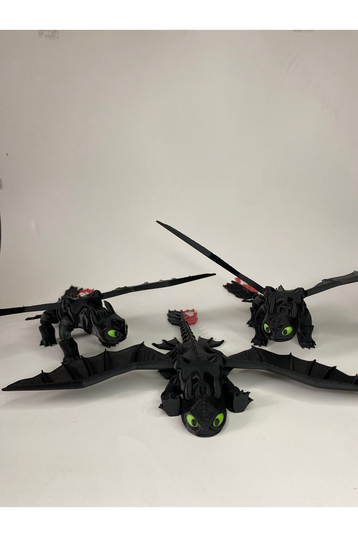 (17 CM UZUNLUĞUNDA) Dişsiz Ejderhanı Nasıl Eğitirsin Hareketli Oyuncak Toothless 7