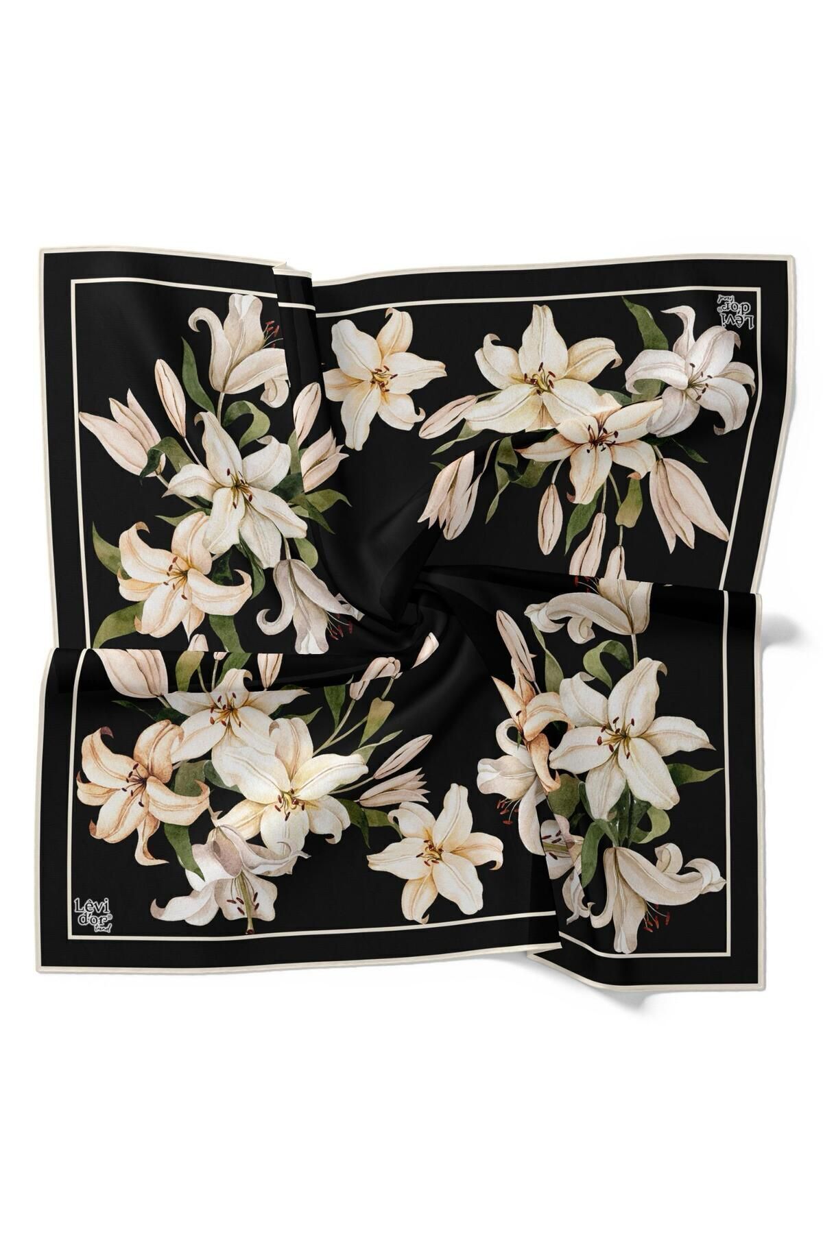 روسری مشکی Twill روند اورجینال Levidor