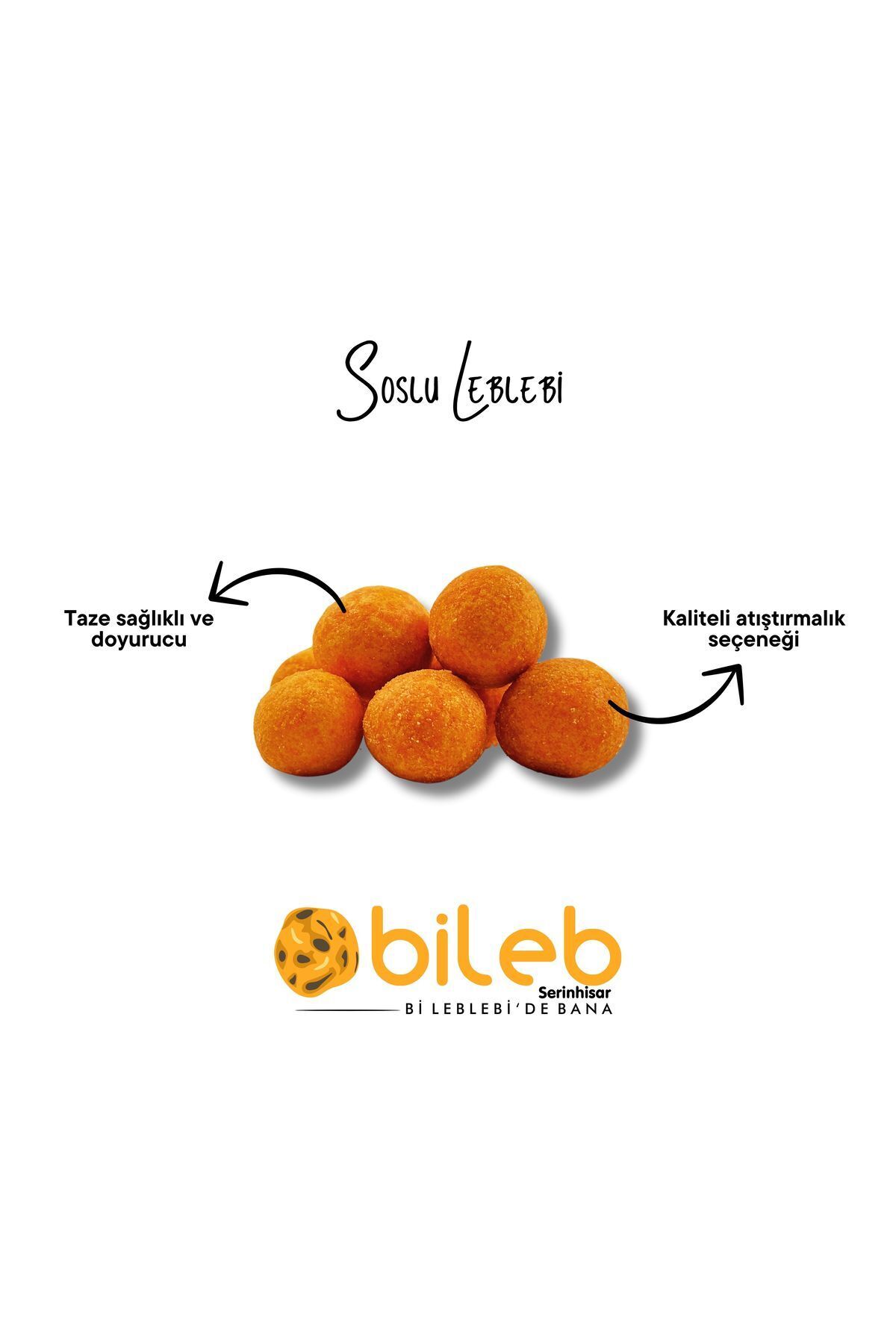 bileb serinhisar bi leblebi'de bana Soslu Leblebi 400 gr & Cips Leblebi