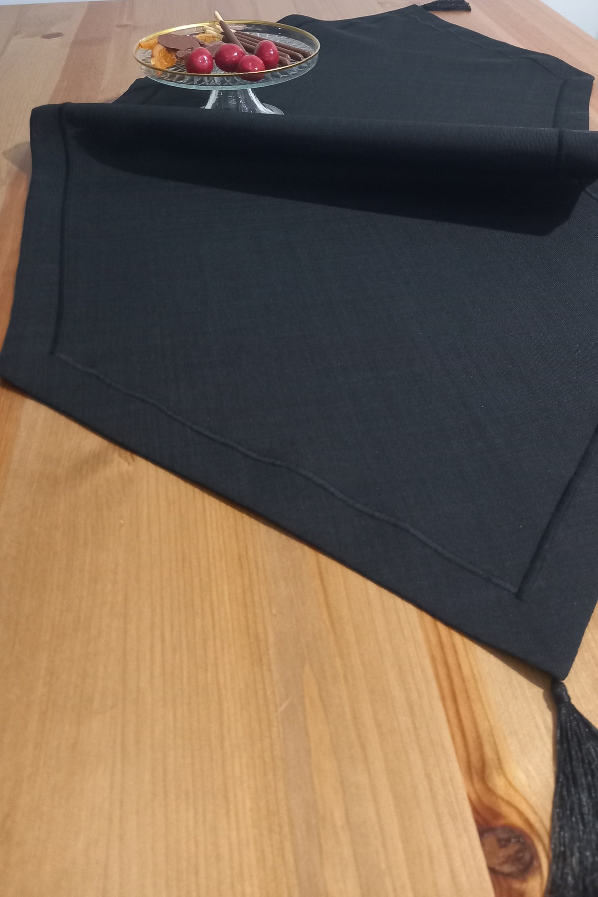 Duru Fabrics Atelier Runners & Placemats Black Hexagon Trendyol