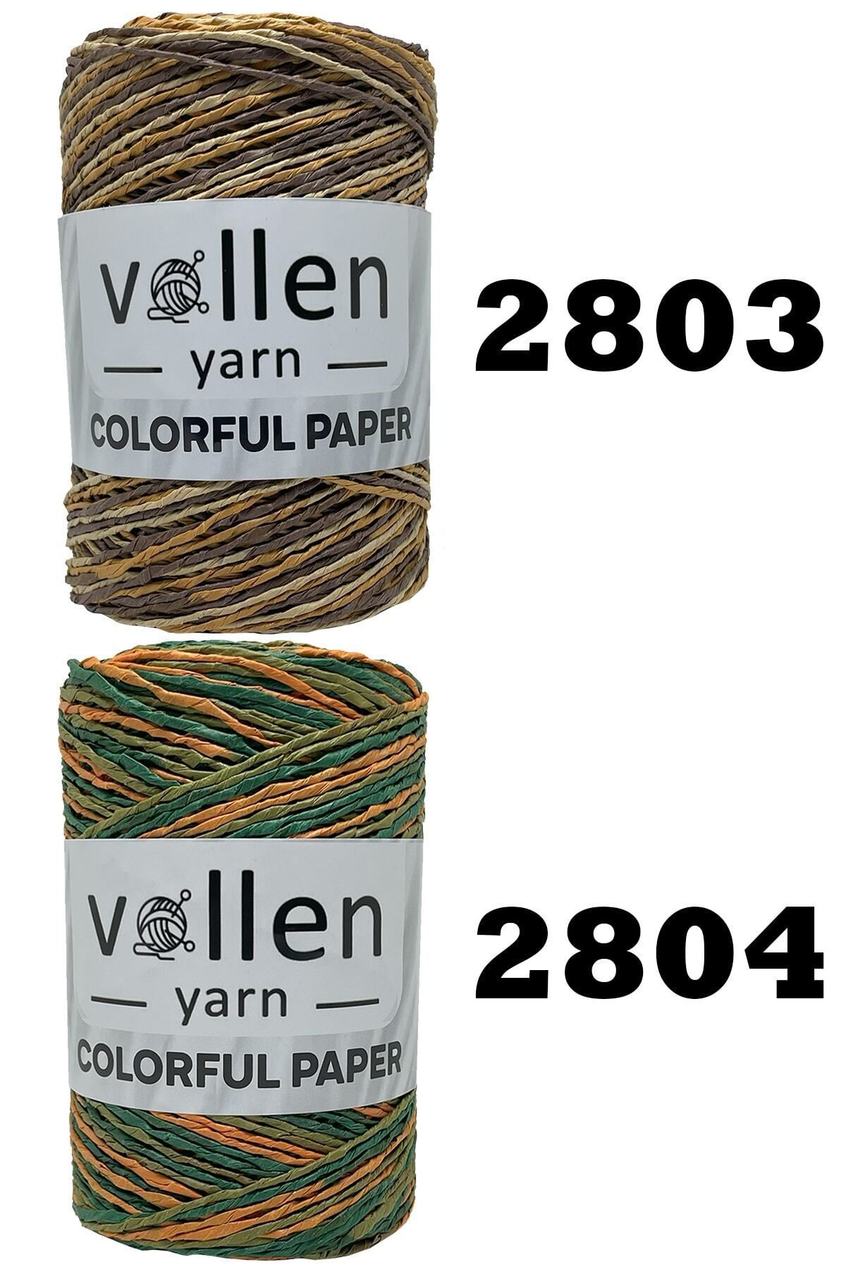 vollen yarn-خيط من الورق الطبيعي الملون الفاخر، وخيط حقيبة القش، وخيط الرافية، وقوس، وقبعة، وخيط جديلة 5