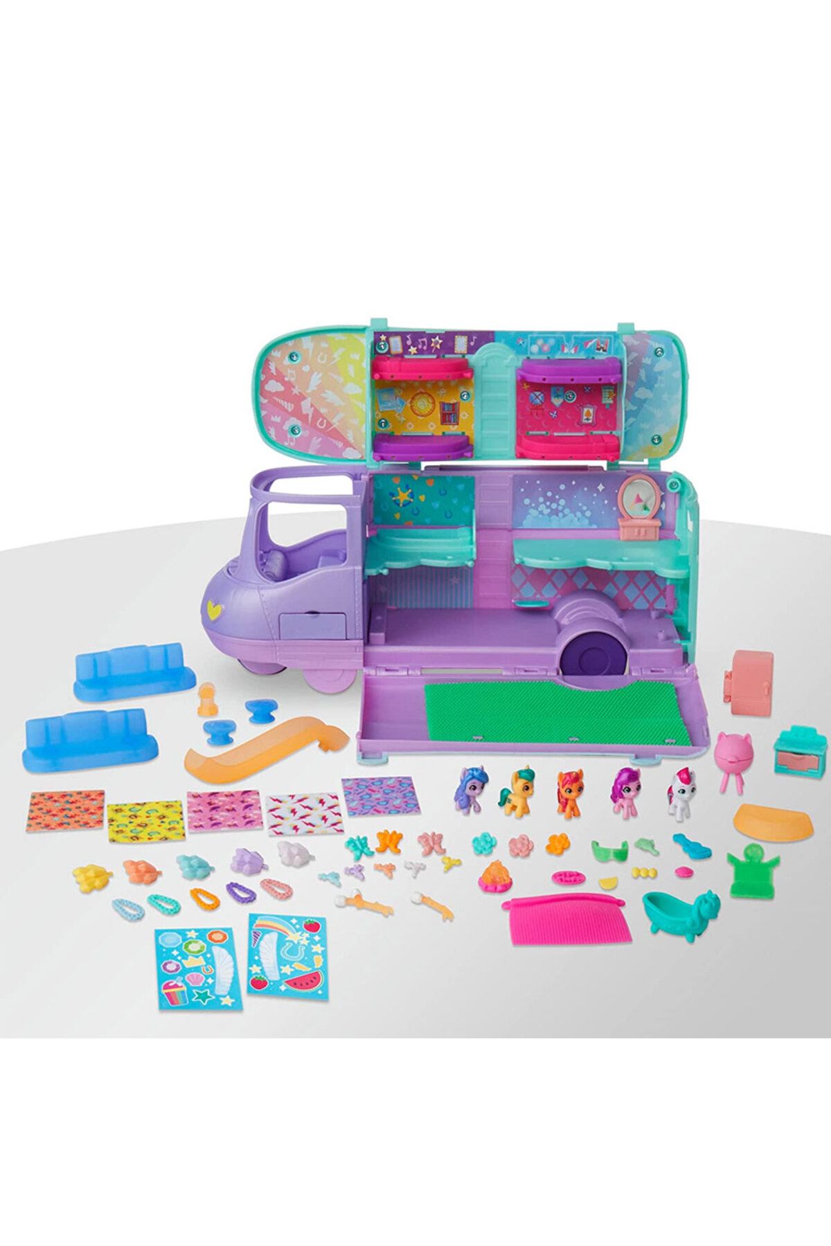 MY LITTLE PONY-Mini World Magic Mare Stream Caravan F7650 4