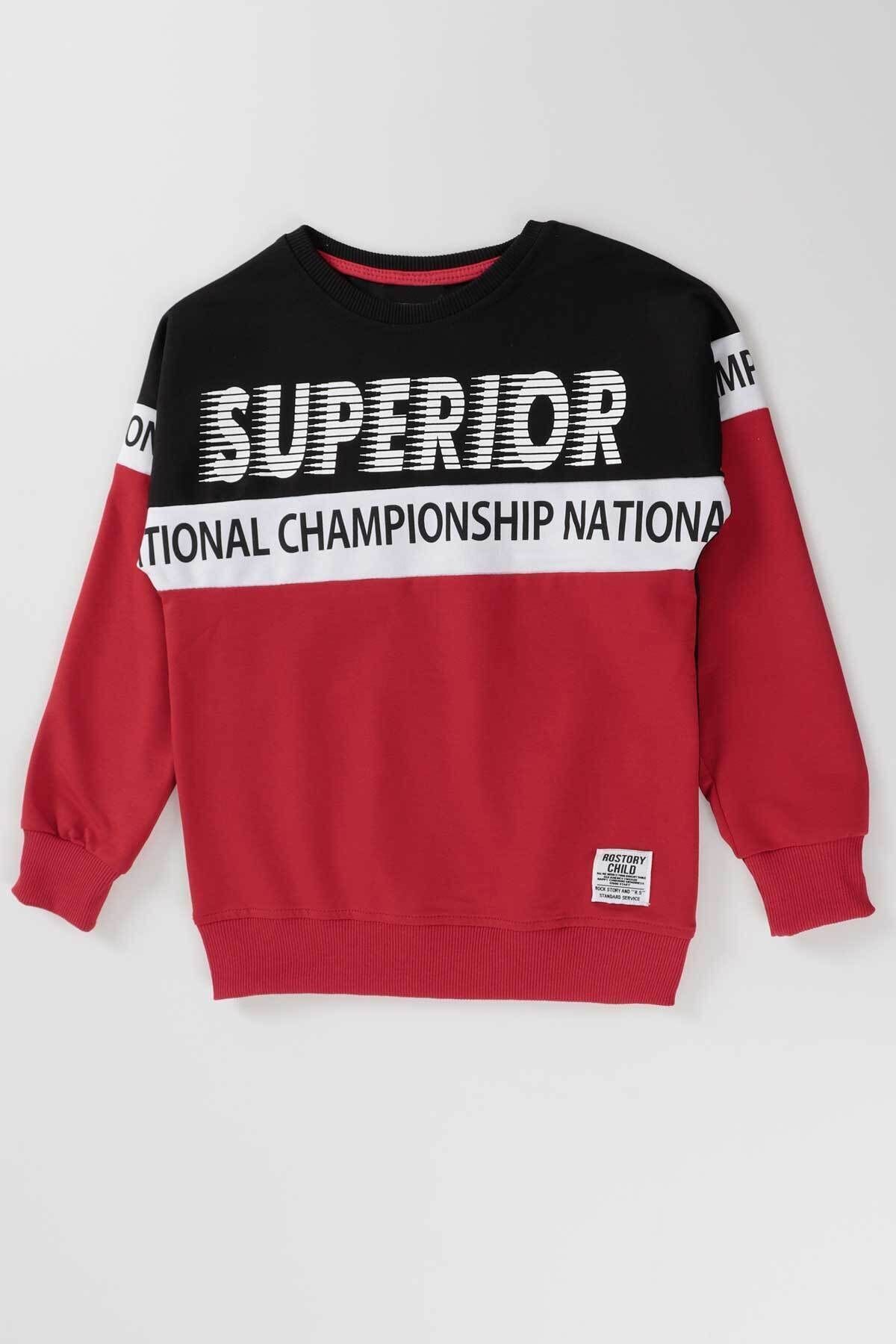 سویشرت پسرانه مشکی AHENGİM | 1-2-10001019 اورجینال - تصویر 6