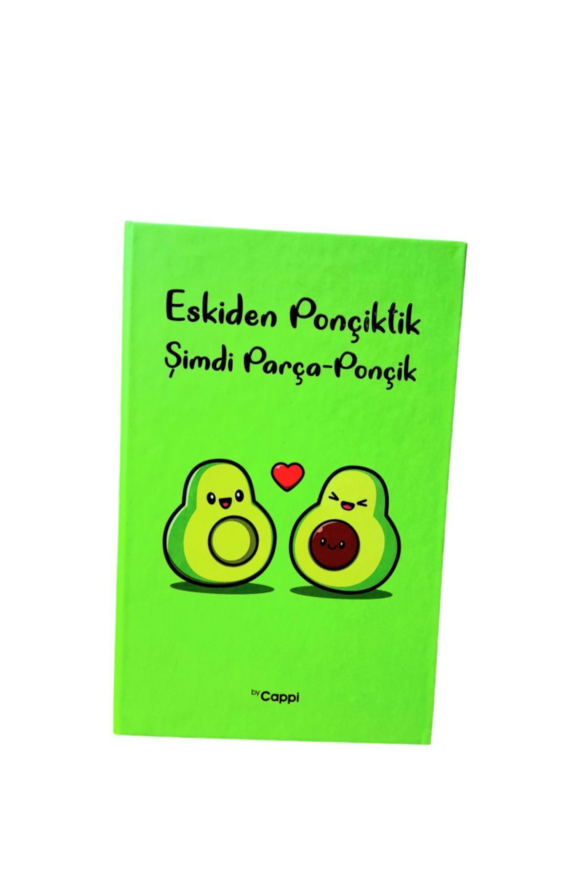 ÇİLEKHOMEAVM-AVAkADO Green Hard Covered Memory Book - Daily Memory Notebook 3