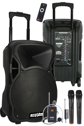 Lastvoice Lastvoice Ls-p1915ex Portatif Taşınabilir 3 Mikrofonlu Seyyar Ses S...